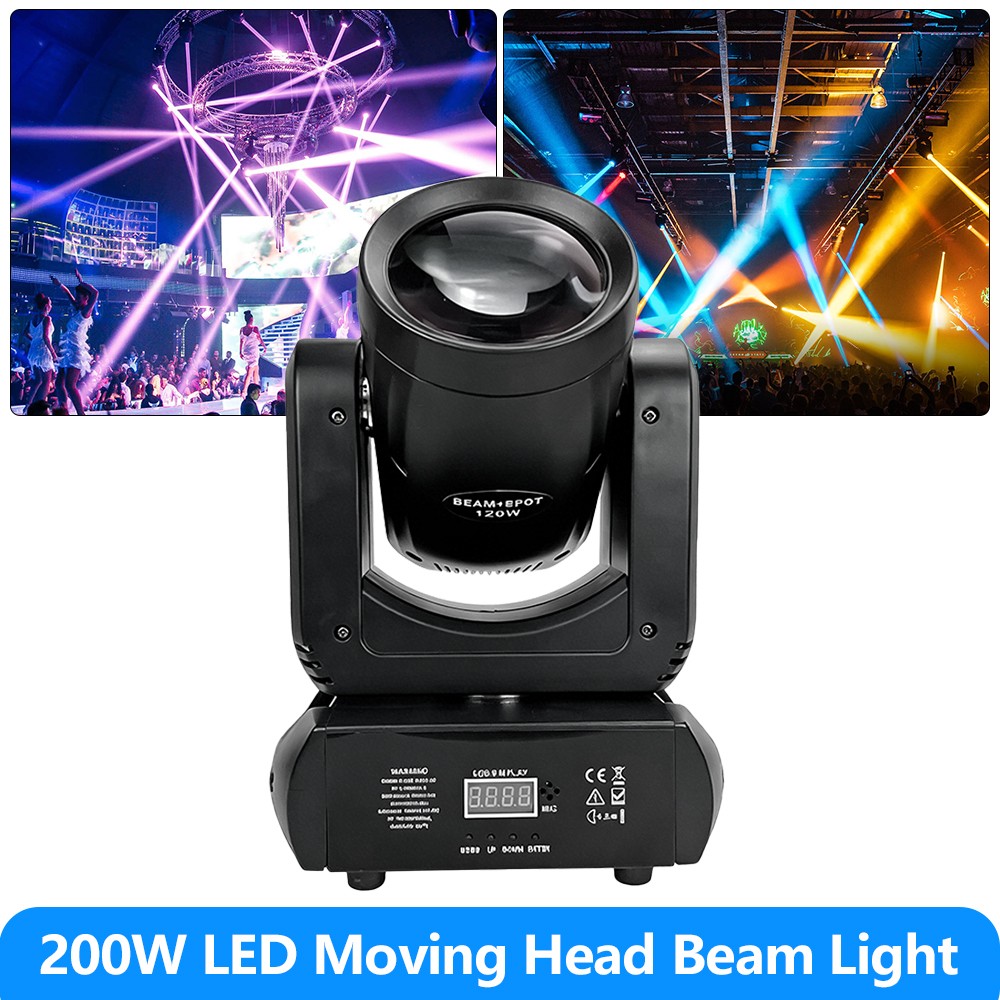 LED 200W Beam DMX512 Moving Head Light for Bar Show Live Stage