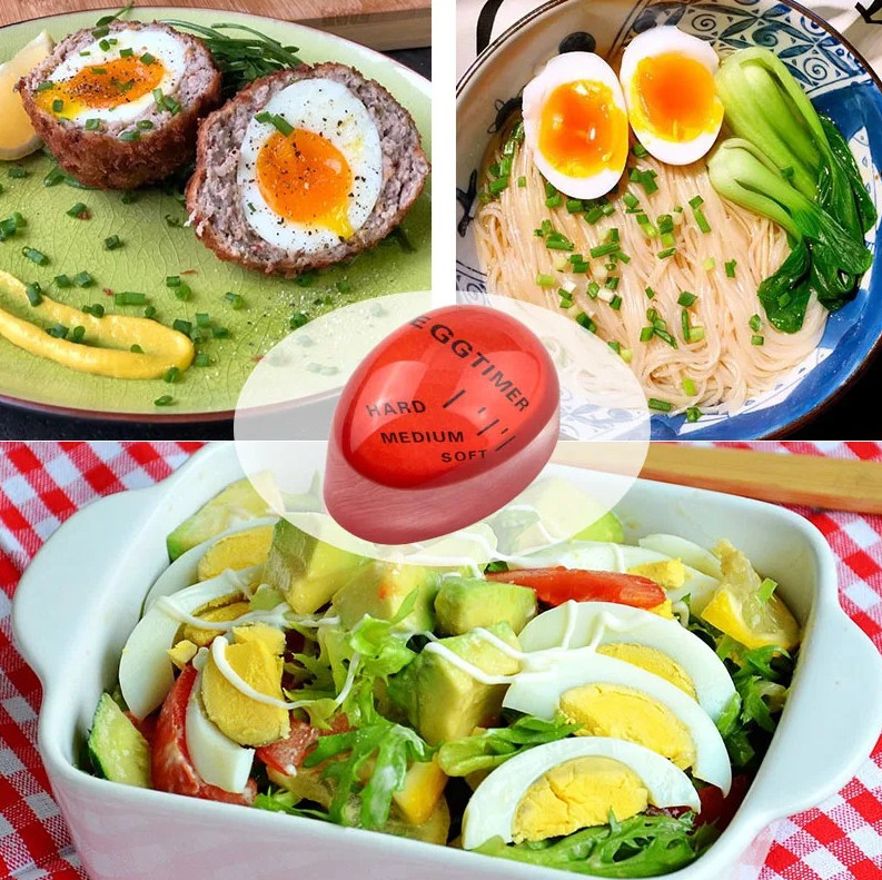 1 pc Egg Timer & Doneness Indicator for Perfect Boiled Eggs