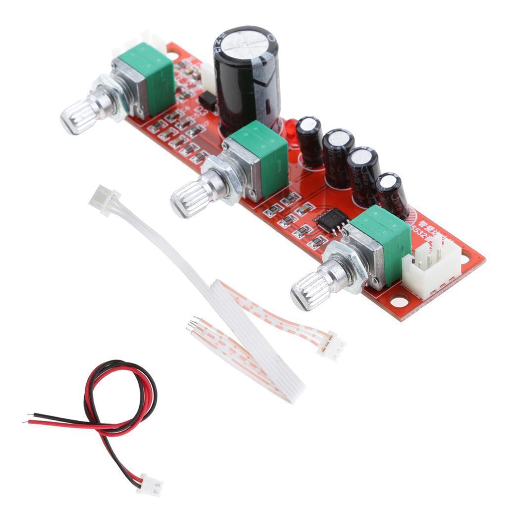 NE5532 Preamplifie Passive Board Bass Volume Control 2