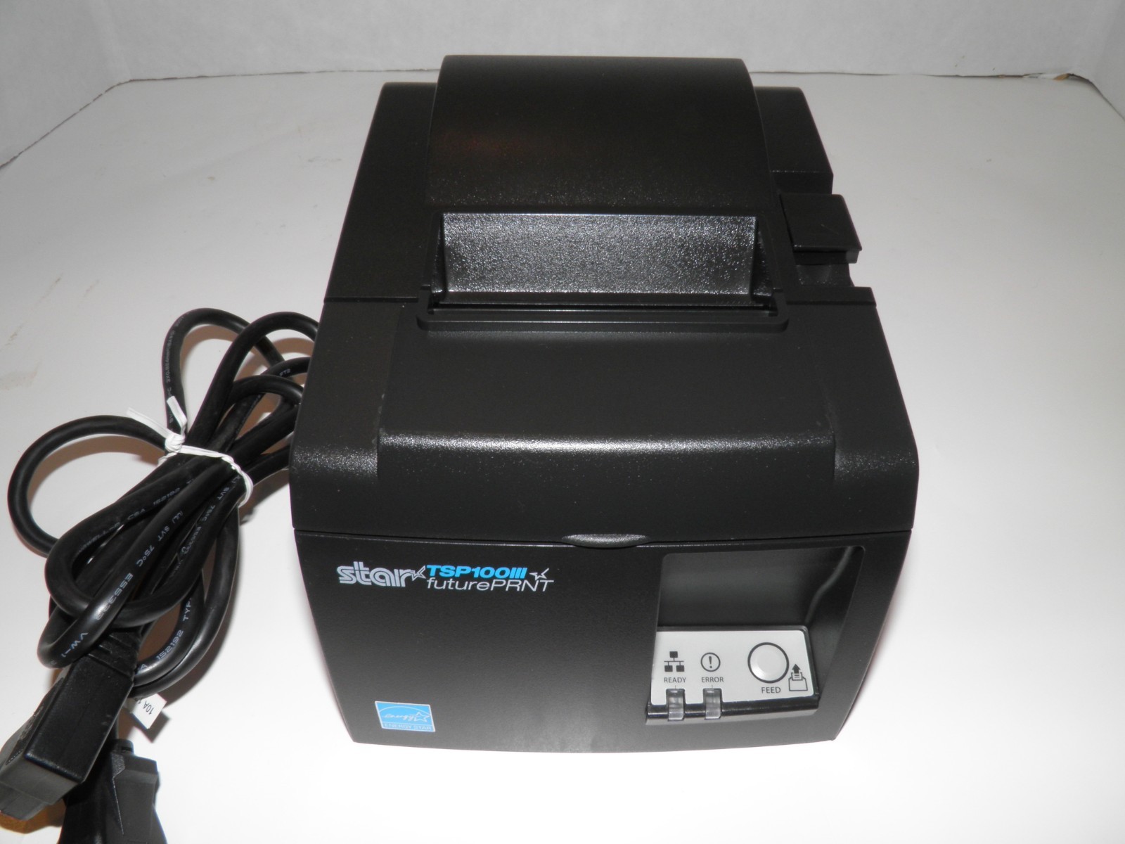 Star TSP100 Thermal POS Receipt Printer  TSP143IIILAN w power cord ETHERNET