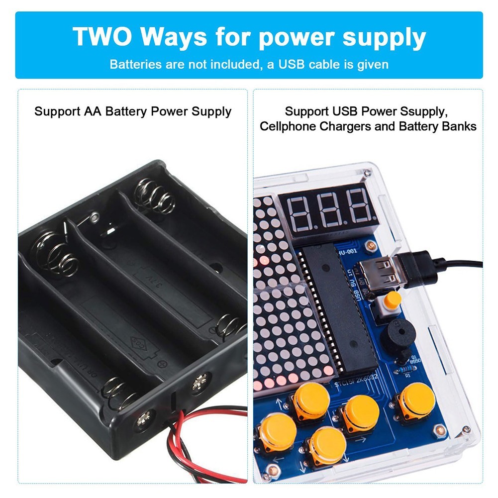 Comprehensive For DIY Kit for Assembling a Functional Game Console Unit