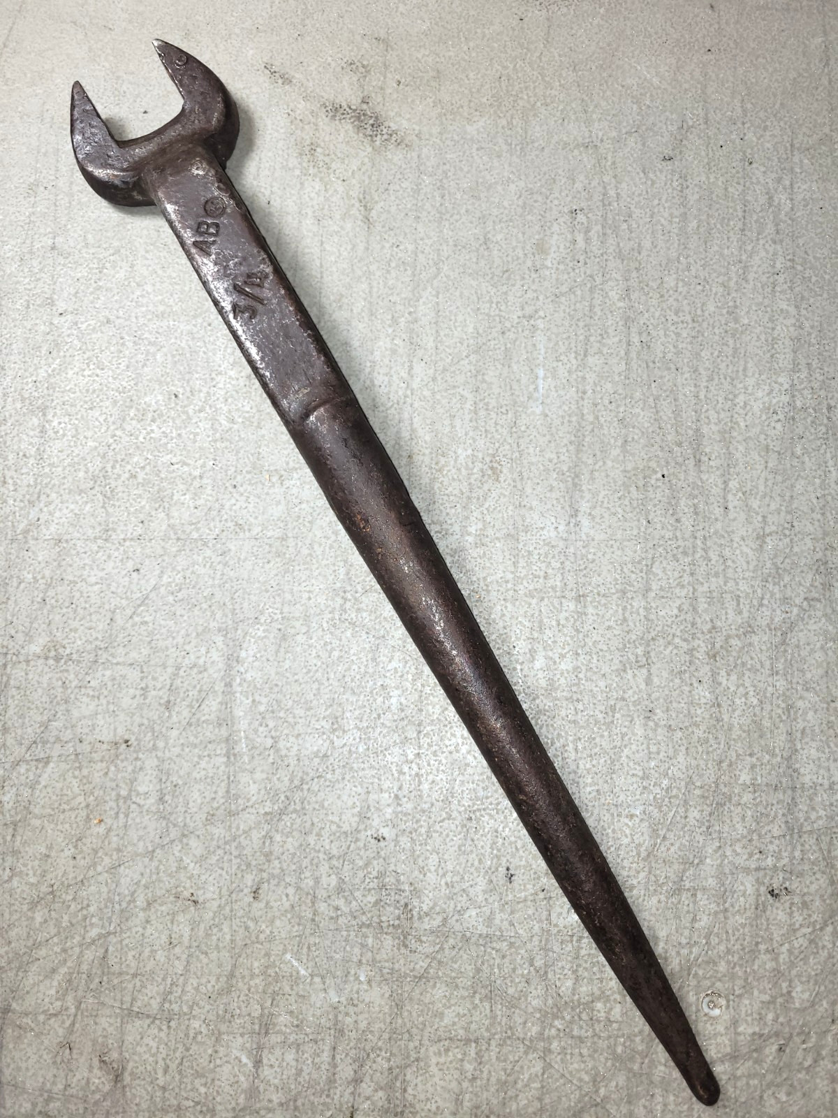 2nd Vintage ABC AMERICAN BRIDGE, Company Iron worker skyscraper Spud Wrench 3/4