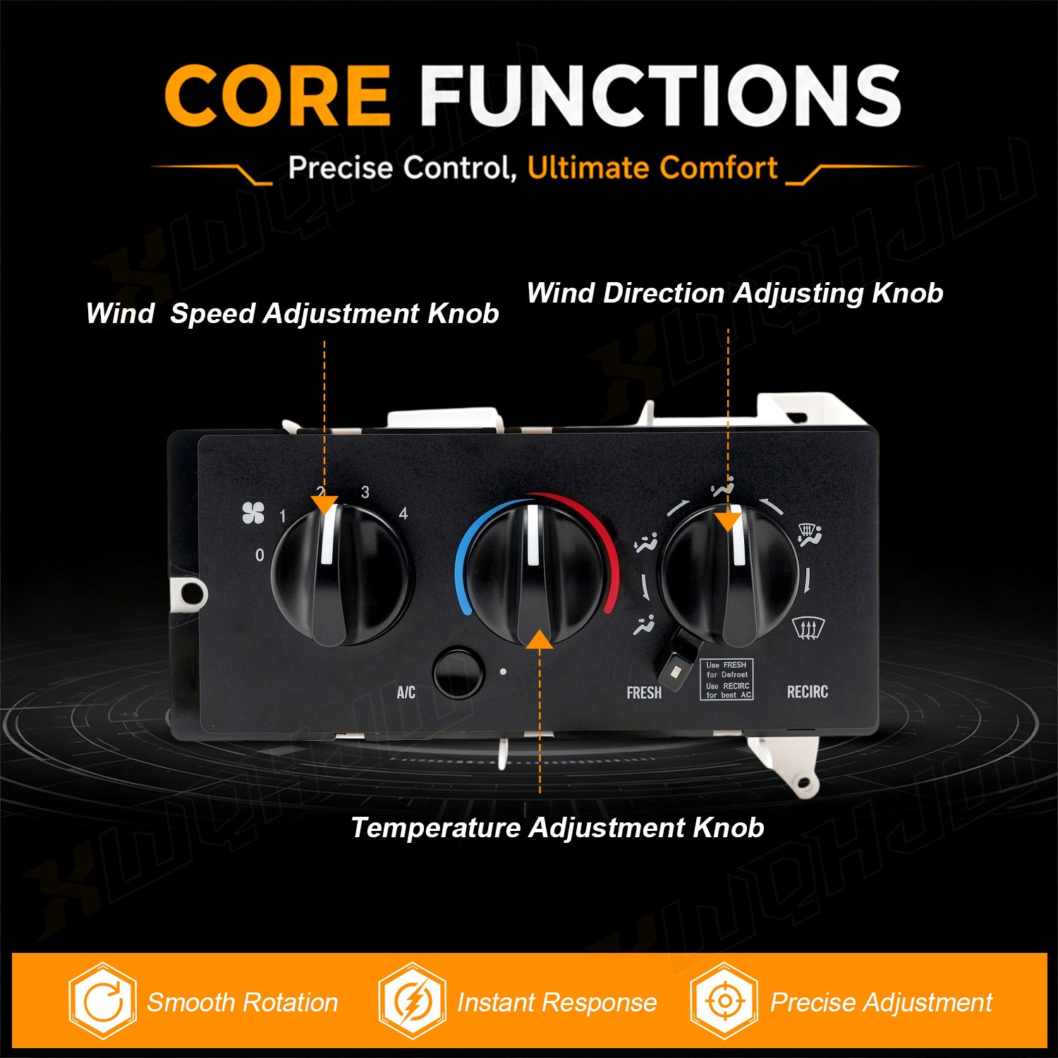 A/C Control Panel Climate Control Module Compatible with Mack Trucks