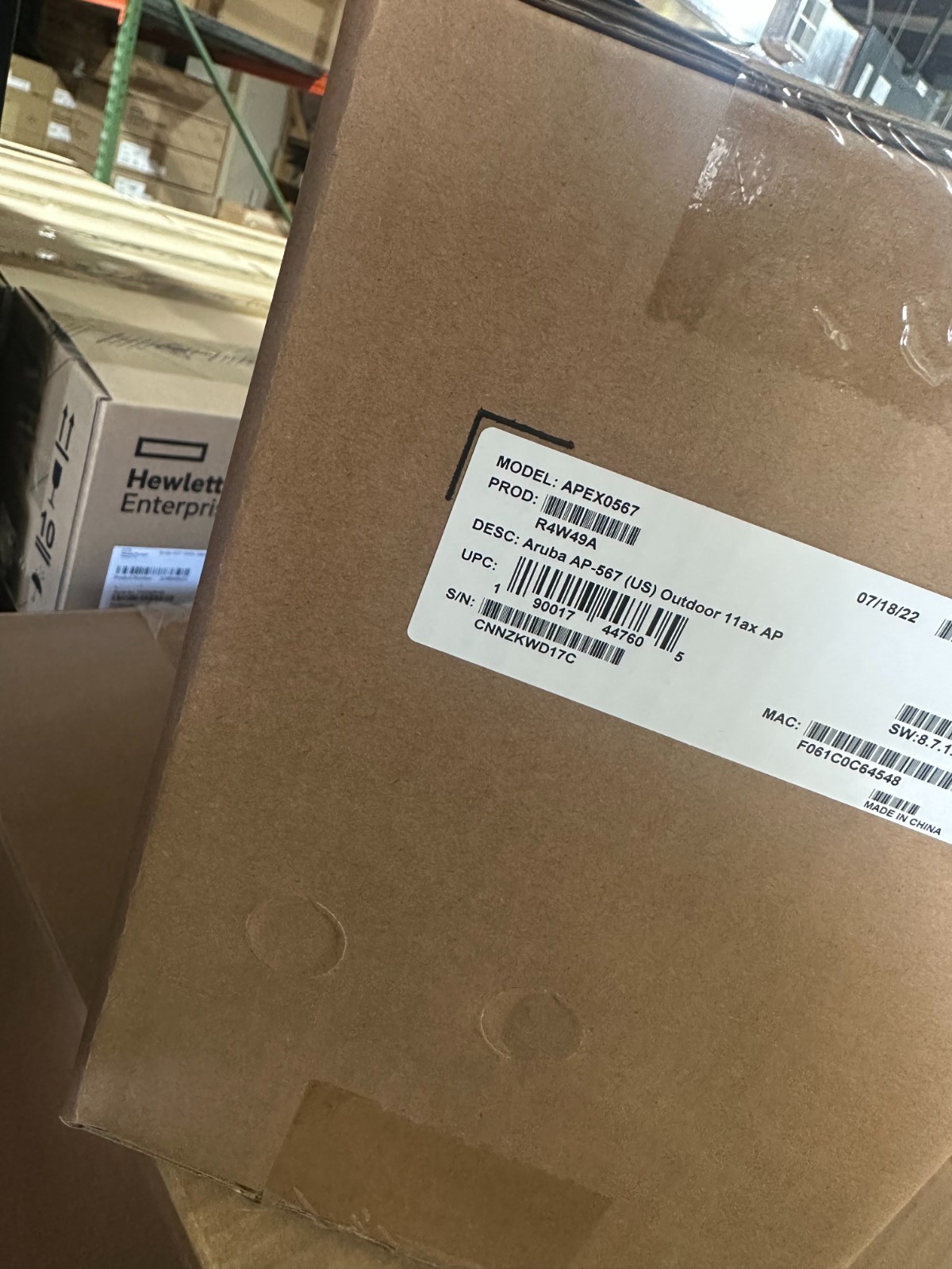 R4W49A HPE Aruba Ap-567 (Us) Outdoor 11AX Ap - BRAND NEW SEALED