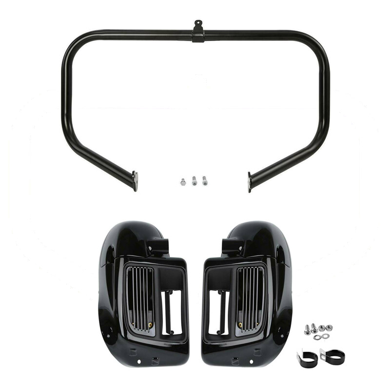 Lower Vented Fairing Water-Cooled Crash Bar Fit For Harley Road Glide King 14-24