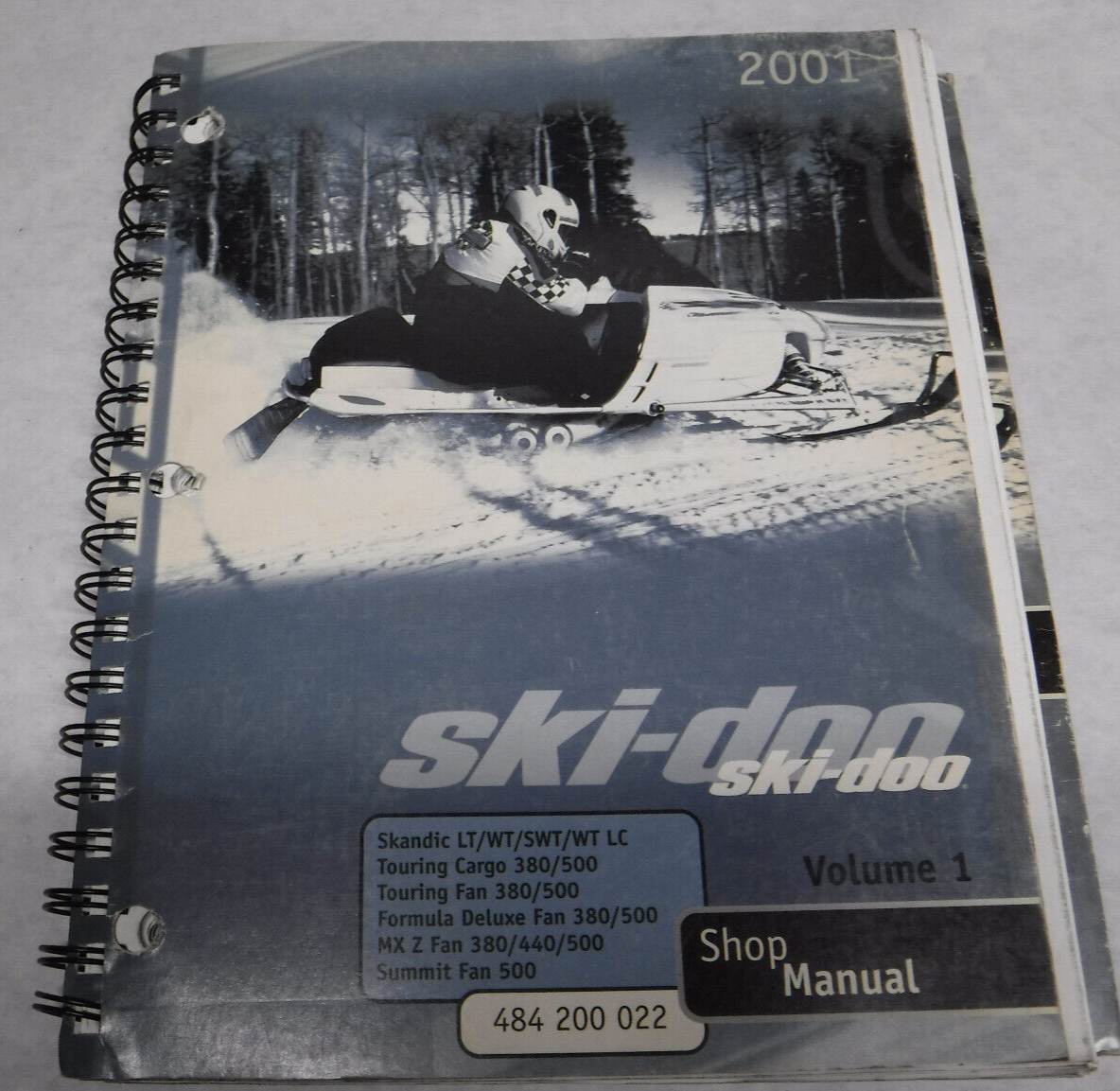 OEM 2001 01 SKIDOO VOL 1 SKANDIC MXZ TOURING SHOP SERVICE REPAIR MANUAL O534-28G