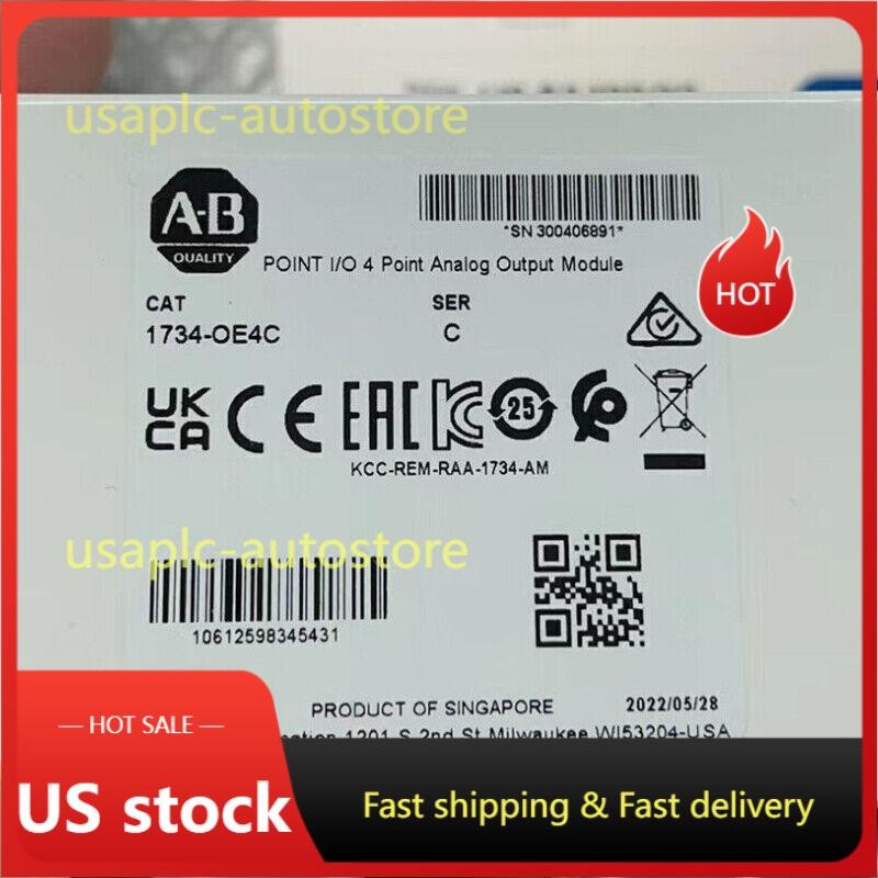 1734-OE4C Allen-Bradley Point I/O 4-Point Output Module New Sealed US Free Tax