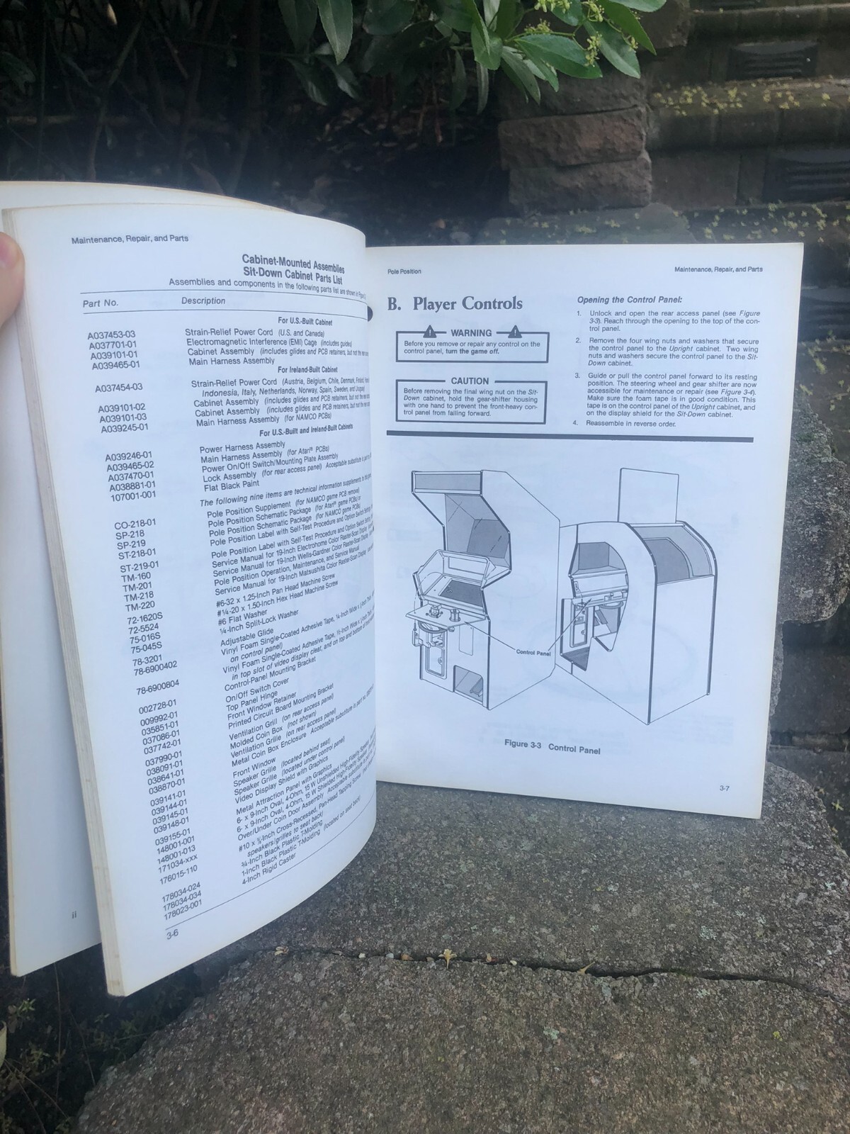 Pole Position by Atari Video Arcade Operation Maintenance Manual...4th Print