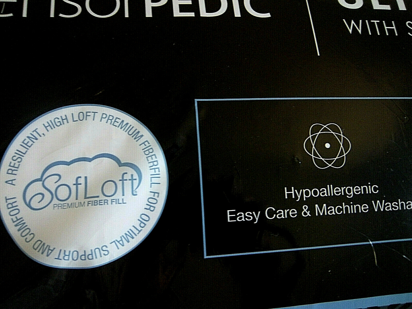 SensorPedic 2-Pack UltraLoft SofLoft Bed Pillow Pillows Standard Size 20x26