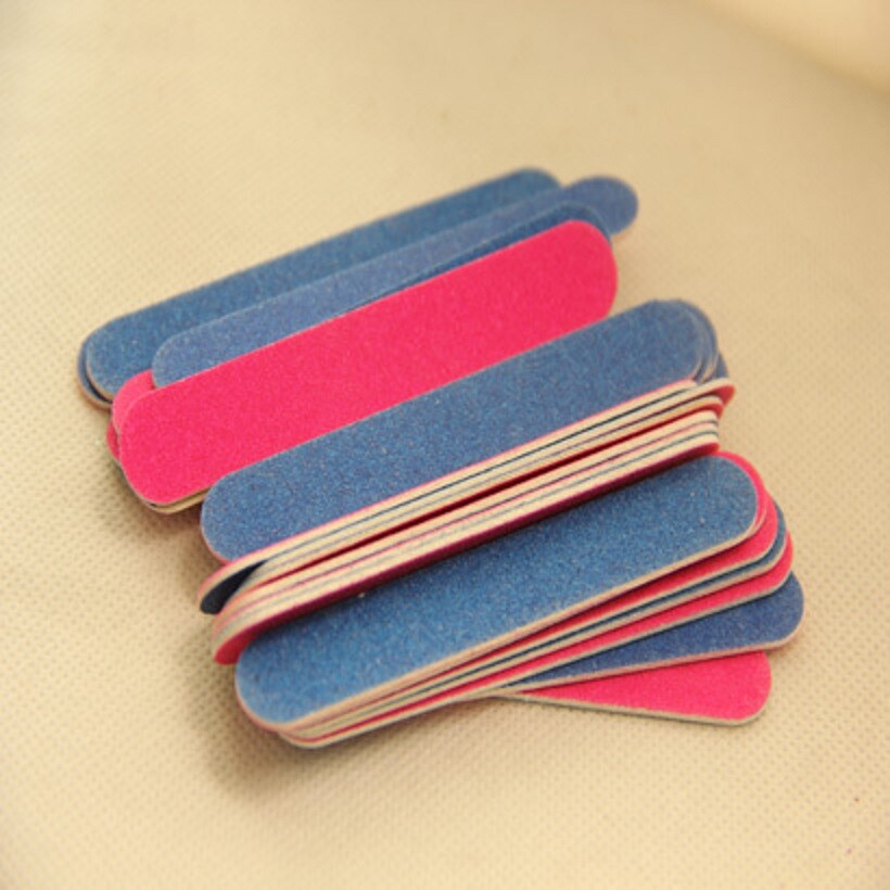 50/100 pcs Double Sided Manicure Nail File Emery Boards  US Wholesale seller