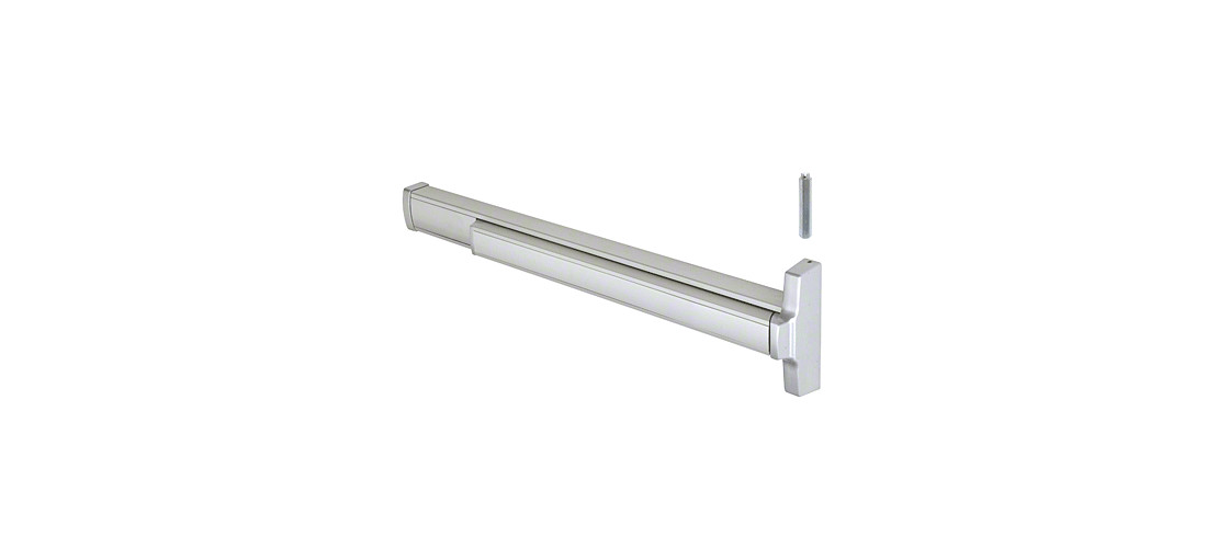 Jackson Concealed Vertical Rod Exit Device 36" RHR Aluminum Push Bar