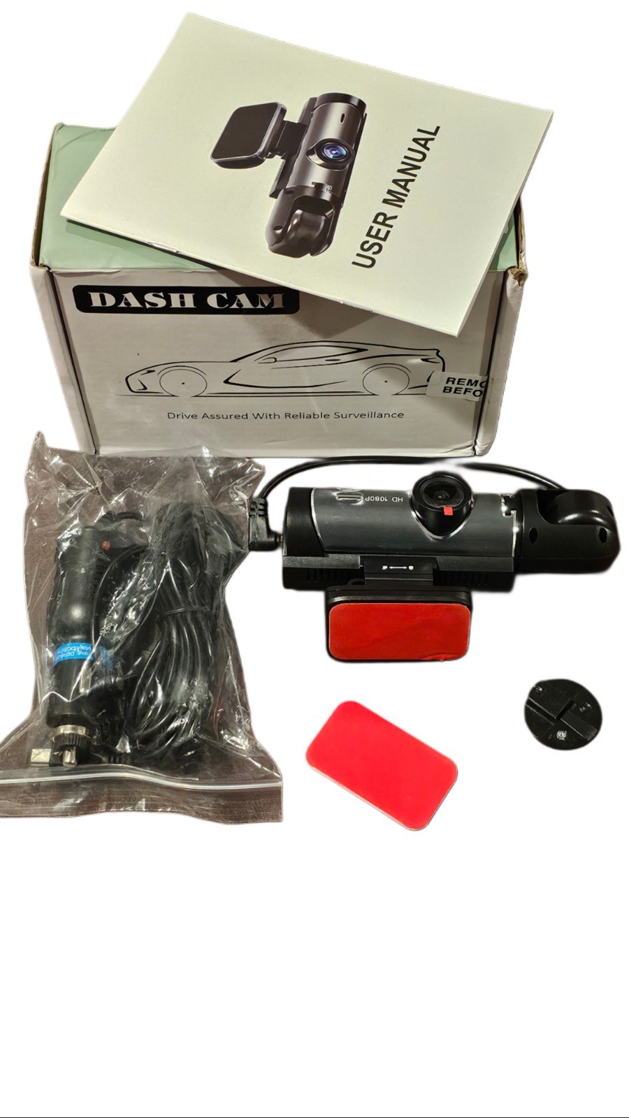 Dash Cam Model D50-MXS Seamless Loop Recording & More New
