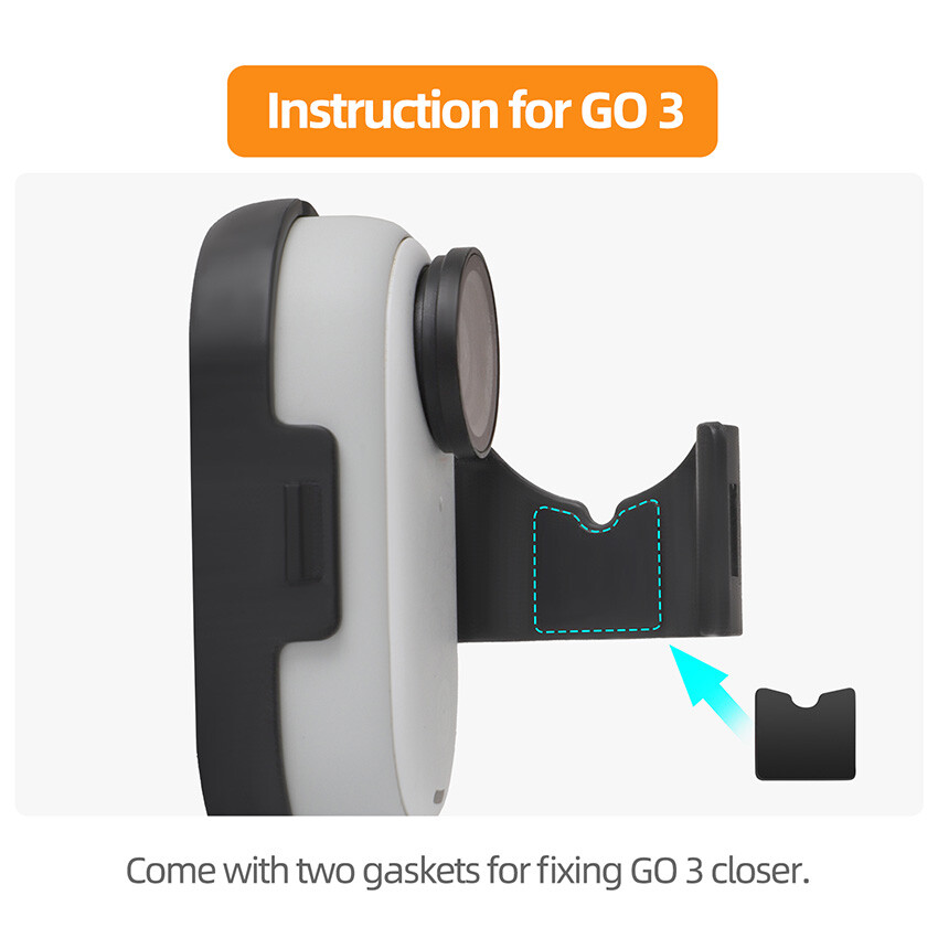 Foldable Mount Frame Shooting Adapter for Insta360 GO 3S/GO 3 Action Camera