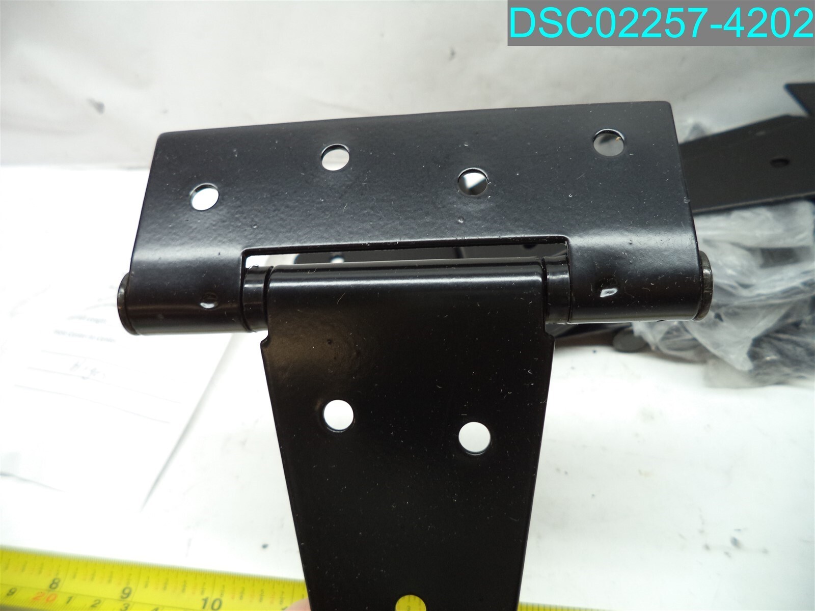 QTY=11: MIDCO T-Hinges Black 7-1/2" L X 4-1/2" W