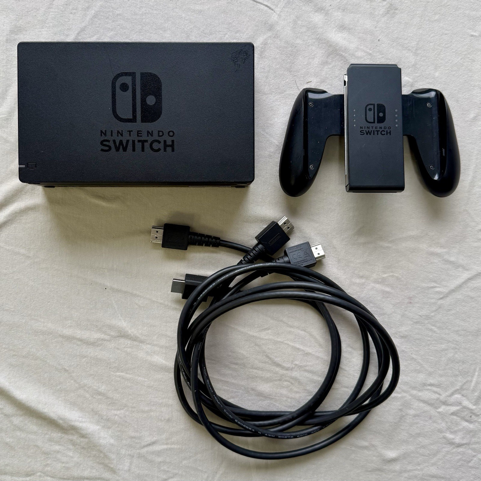 Nintendo Switch Charging Dock, 2x OEM HDMI Cables& Joycon Adapter