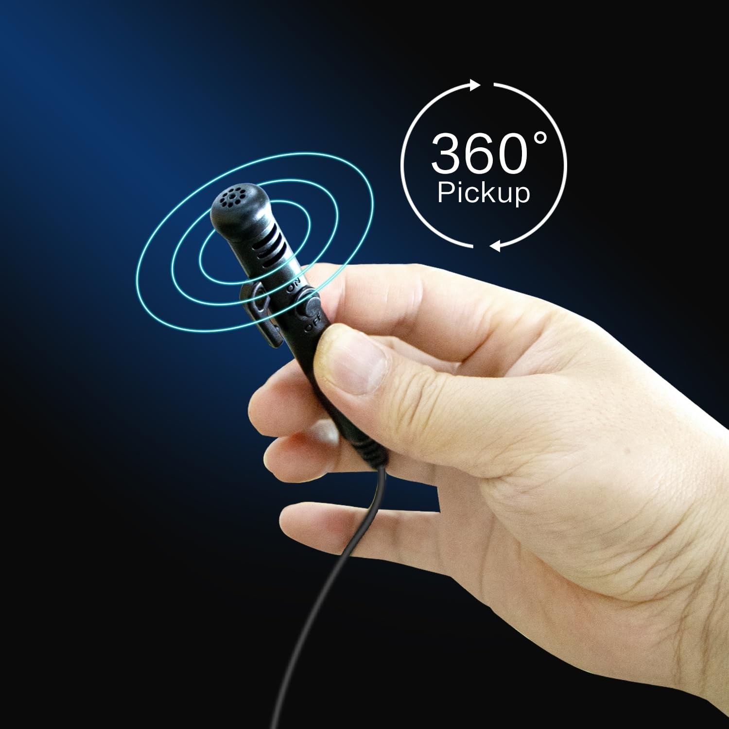 SHIDU Clip On Wired Microphone 3.5mm Compatible with Smartphone Amplifier, Mi...