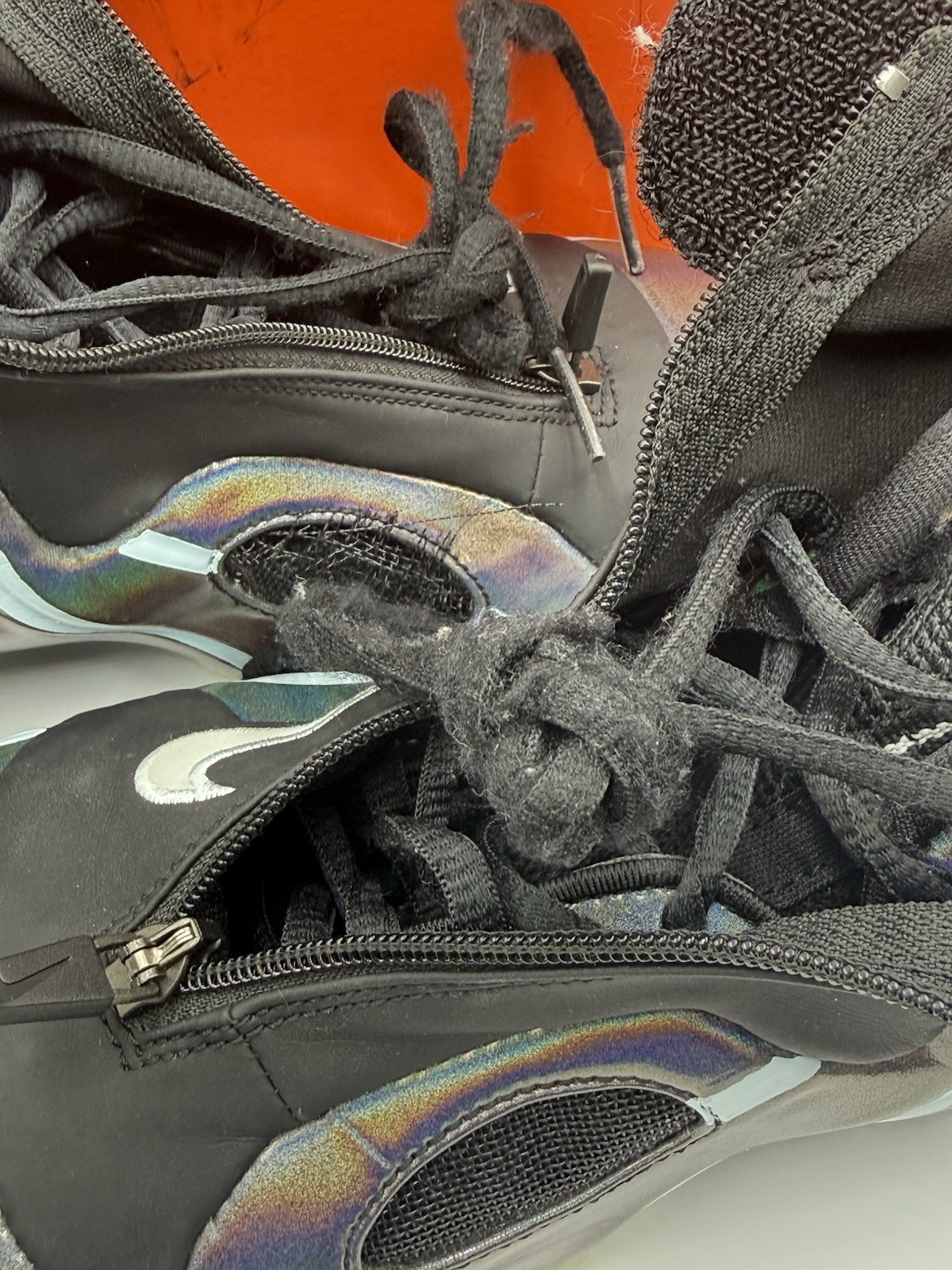 Nike Air Flightposite 1 One Black Topaz Mist AO9378-001 Men’s Sz 7.5 *SEE PICS*