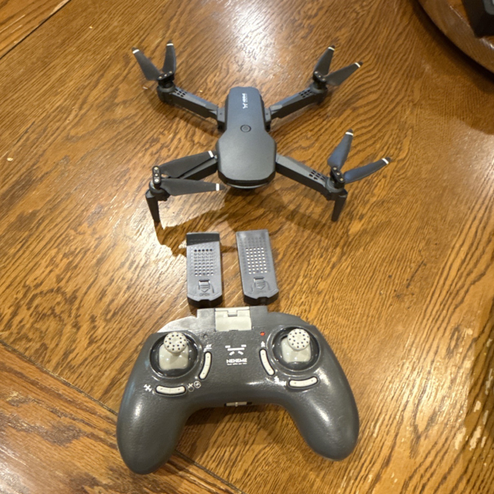 NEHEME NH525 Foldable RC Quadcopter Drone Remote Control 2 Batteries Case