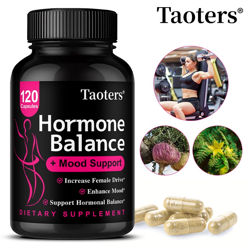 Female Hormone Balance Capsules with Maca For Calm Mood&Emotional Wellness 120CT