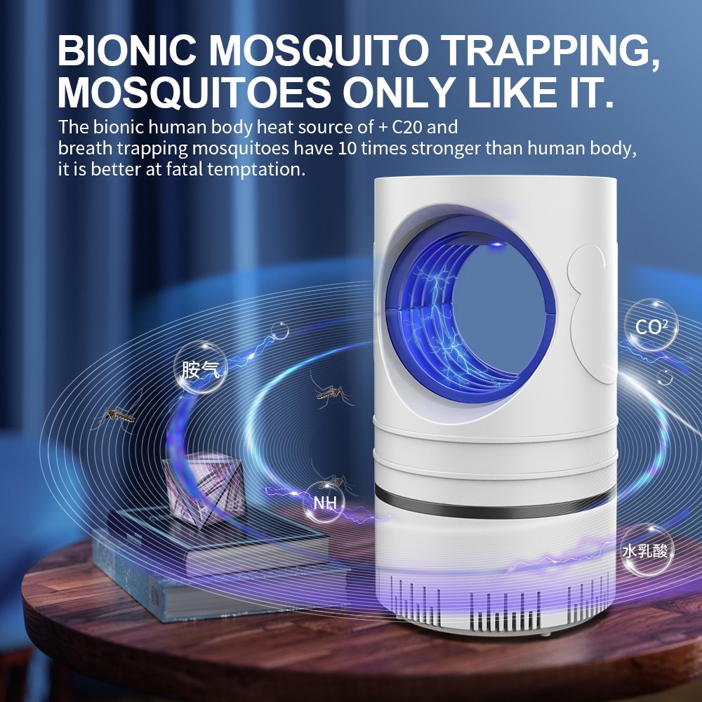 1 PC Electric Fly Bug Mosquito Insect Killer LED Light Trap Control Lamp