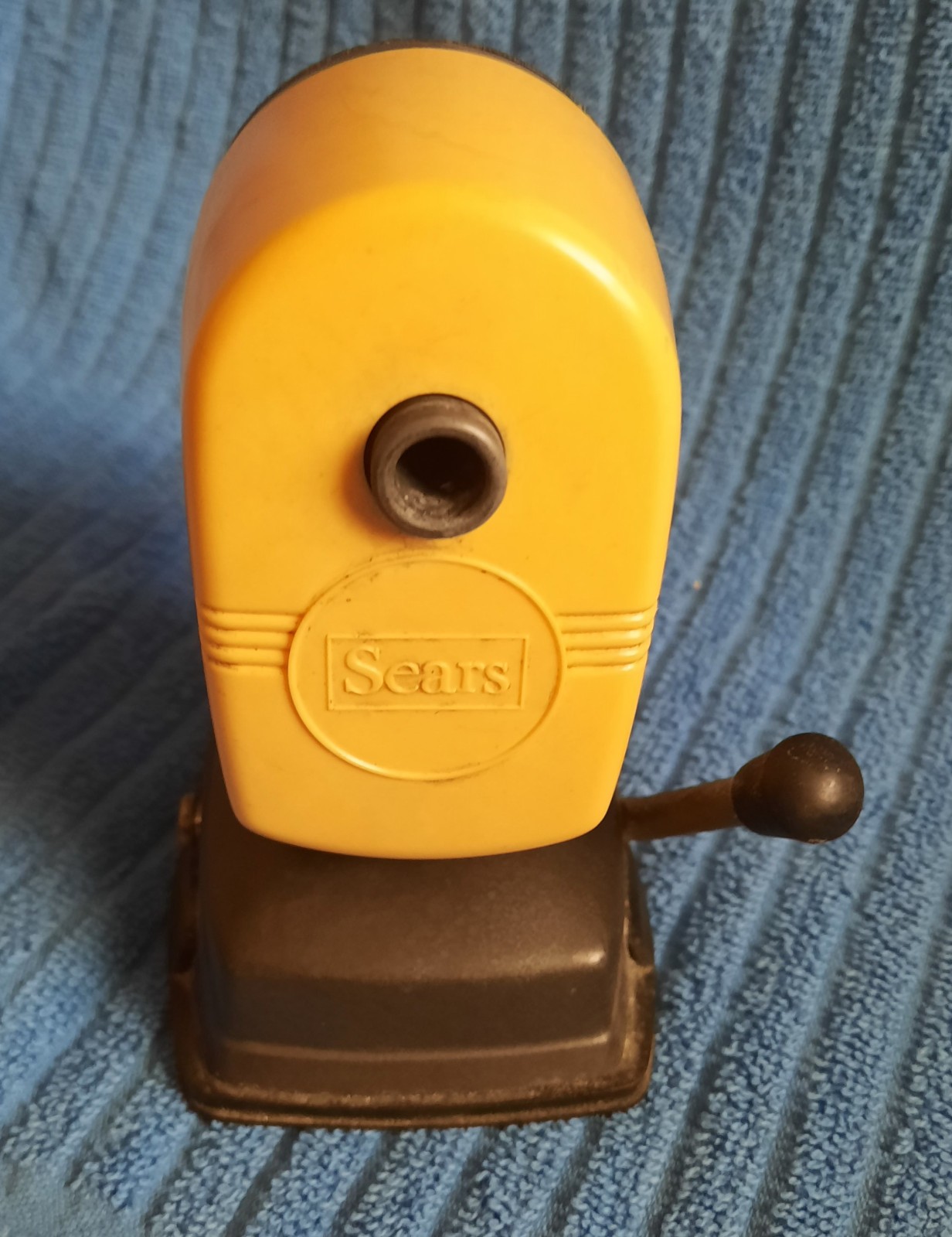 Vintage 1930s-40s Sears Bakelite Pencil Sharpner. Table Top Clamp.