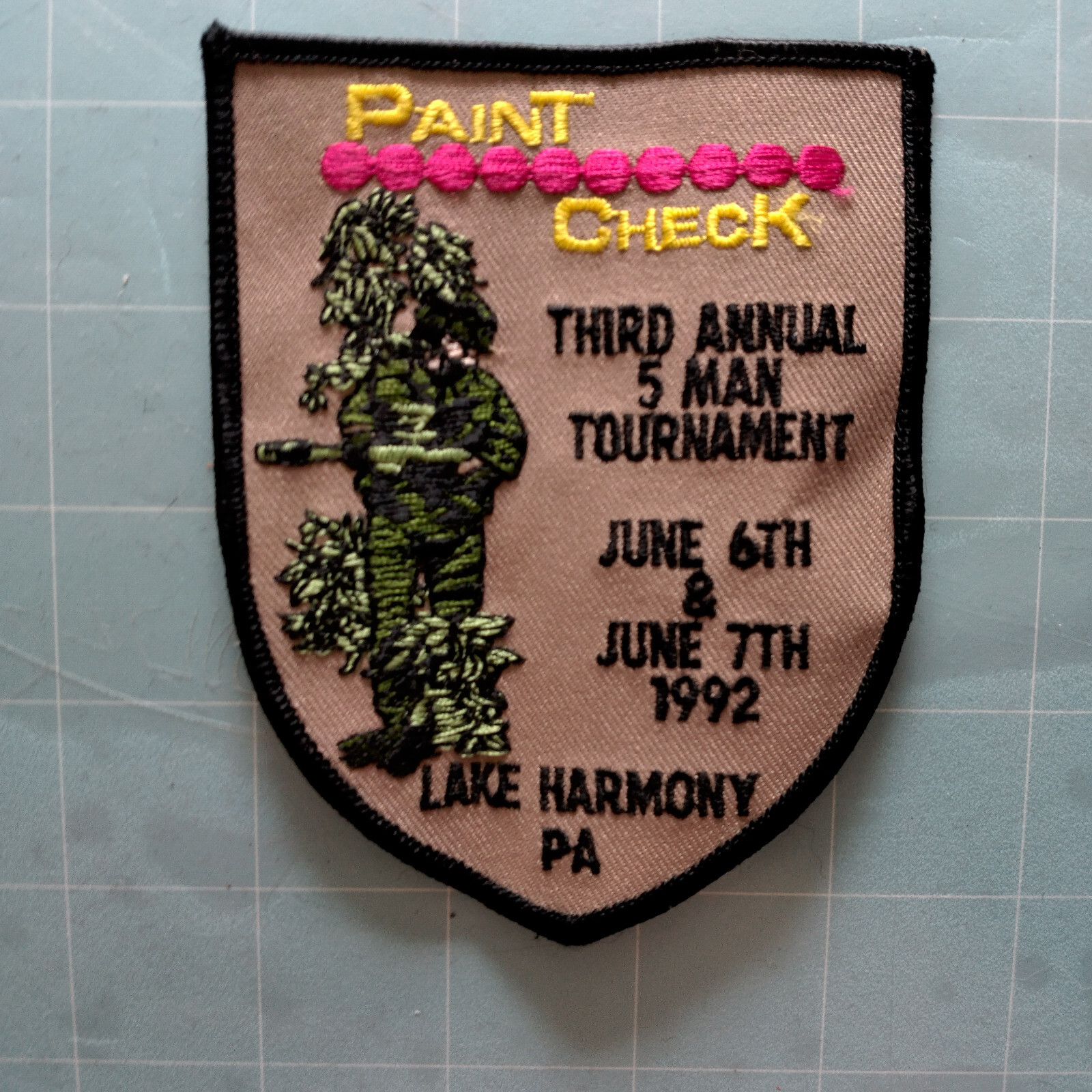 Paintcheck International Third Annual 5 Man Tournament 1992 Lake Harmony PA size