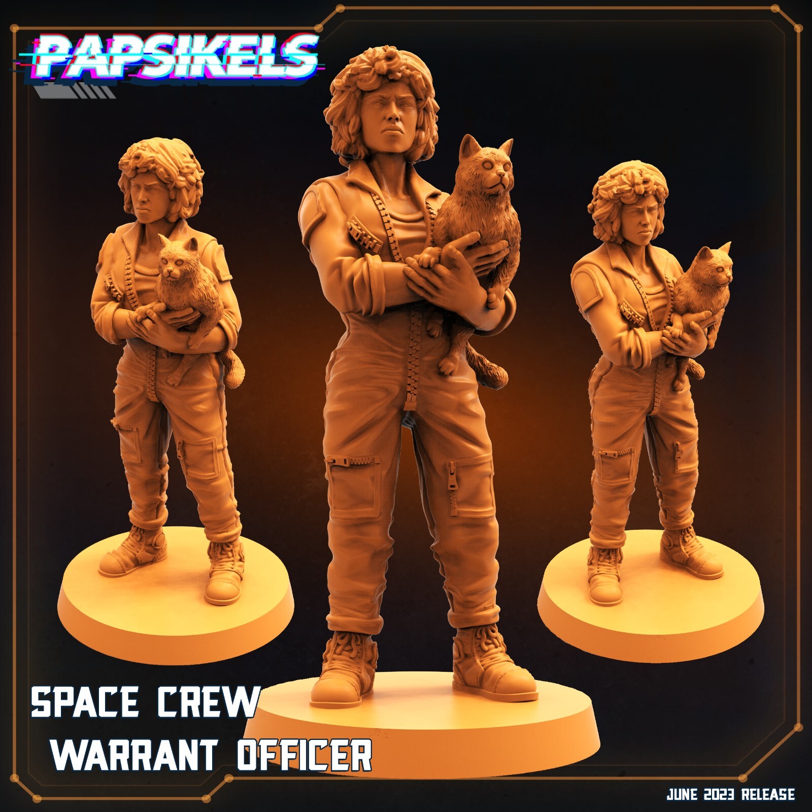 Space Crew Warrant Officer Papsikels Miniature Alien