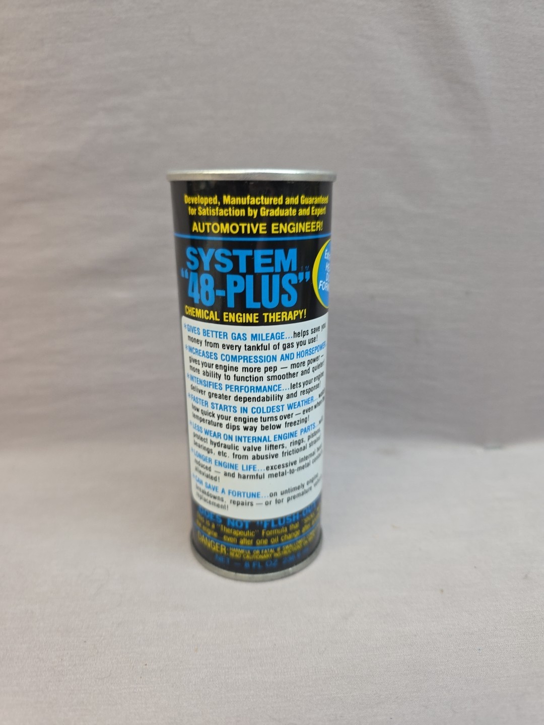 System 48-Plus Engine Therapy Protect Oil Additive Reduce Gas