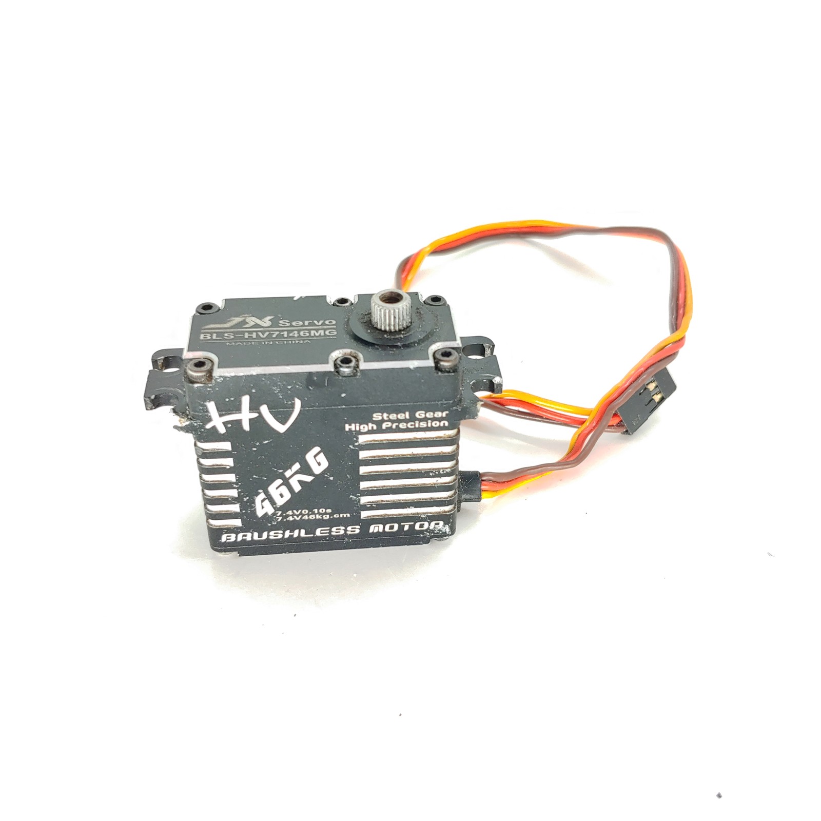 JX BLS-HV7146MG 46KG Digital Brushless Servo for RC Crawler Car Helicopter USED