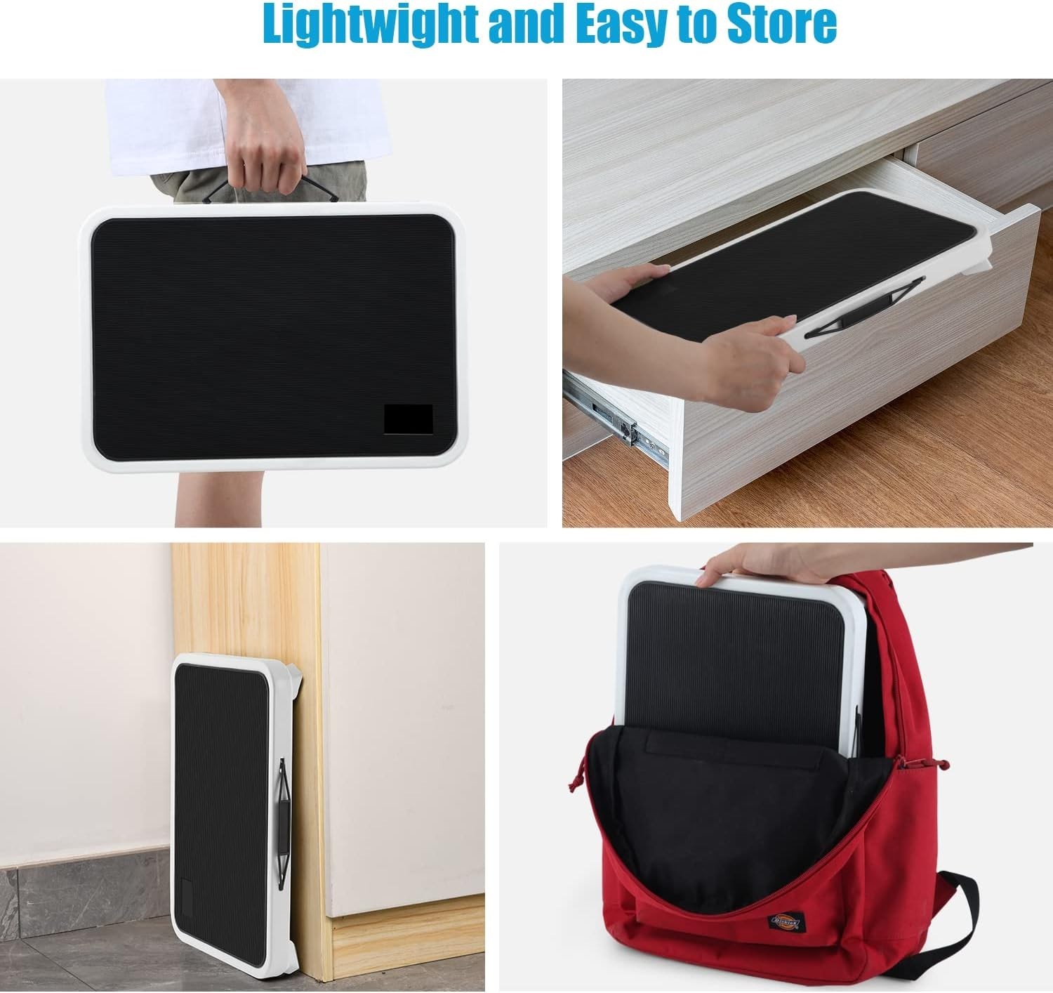 Versatile Folding Step Stool - Height-Adjustable Ladder, 330 lbs Capacity