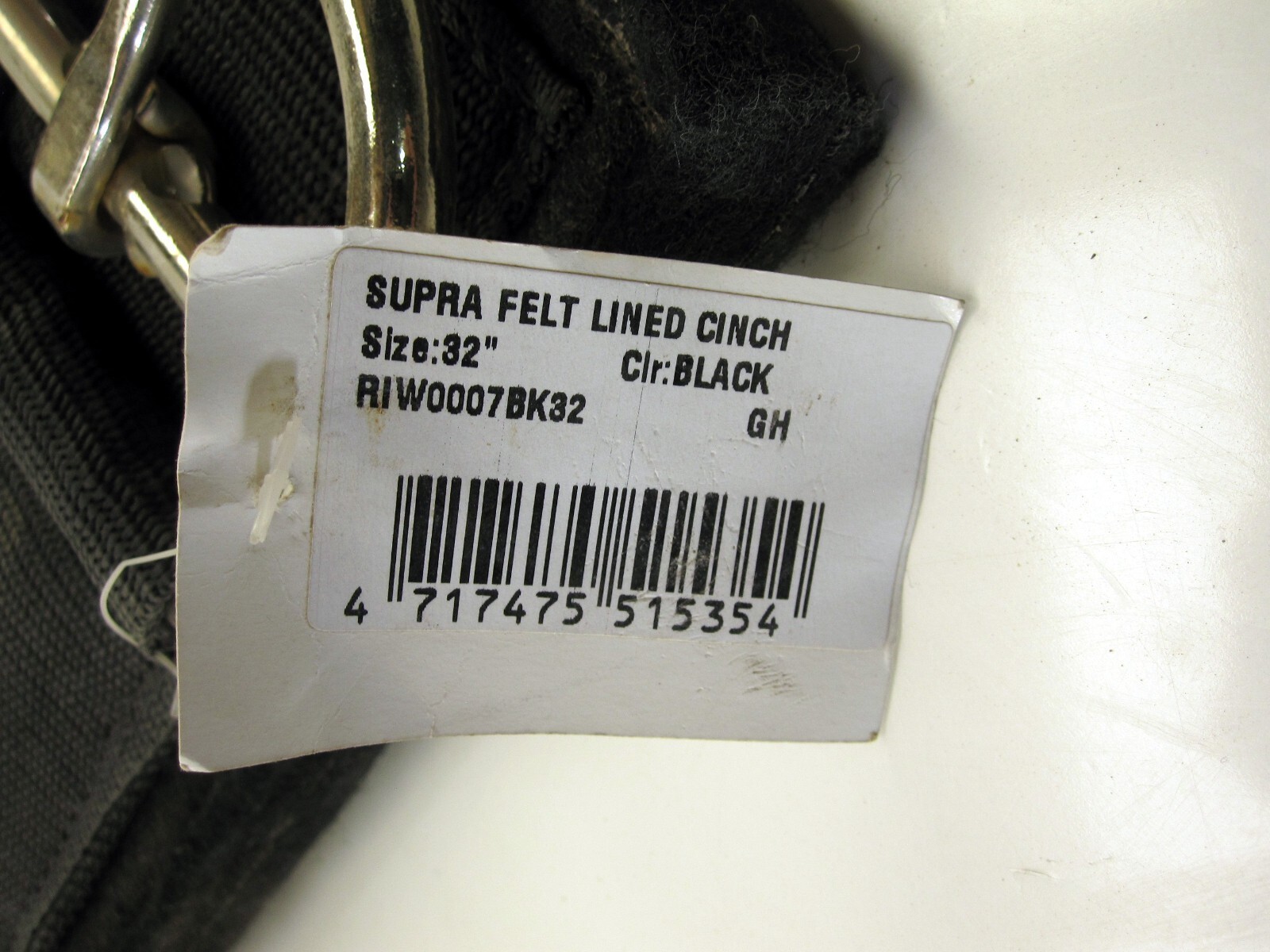 Supra Felt Lined Horse Cinch Size 32"