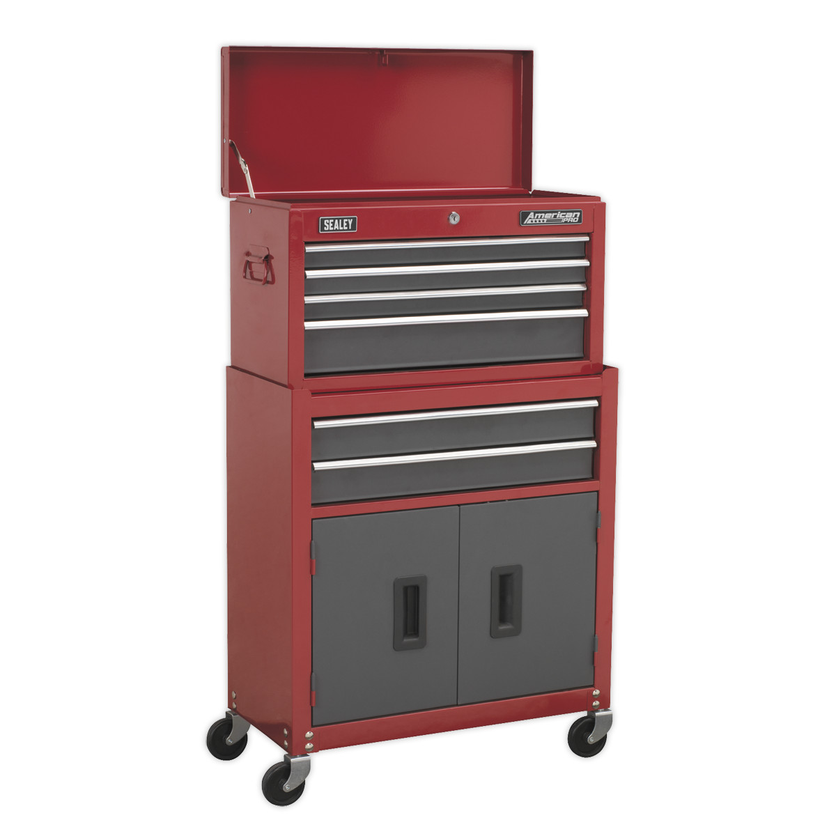 Sealey 6-Drawer Topchest & Rollcab Combination With Ball-Bearing Slides AP2200BB