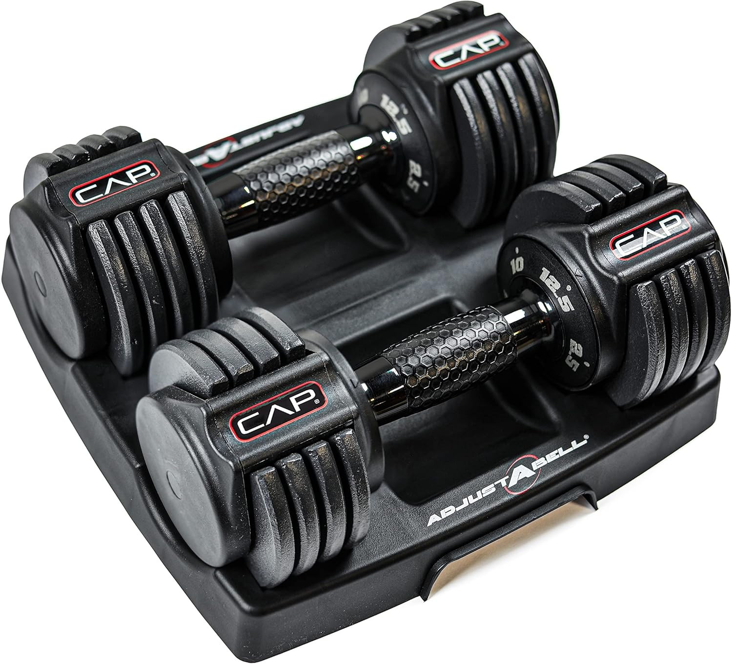 ADJUSTABELL Adjustable Dumbbell Set, Premium Quick Select Adjustable Weights for