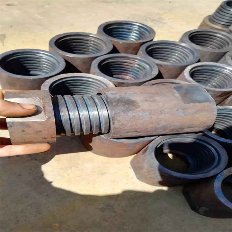 20 Sets Drill Pipe Joints Spiral Drill Rod Stem Water Well Drilling Connectors