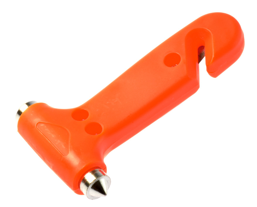 10 Pack Orange Window Breaker Hammer Seat Belt Cutter Escape Survival Tool Car