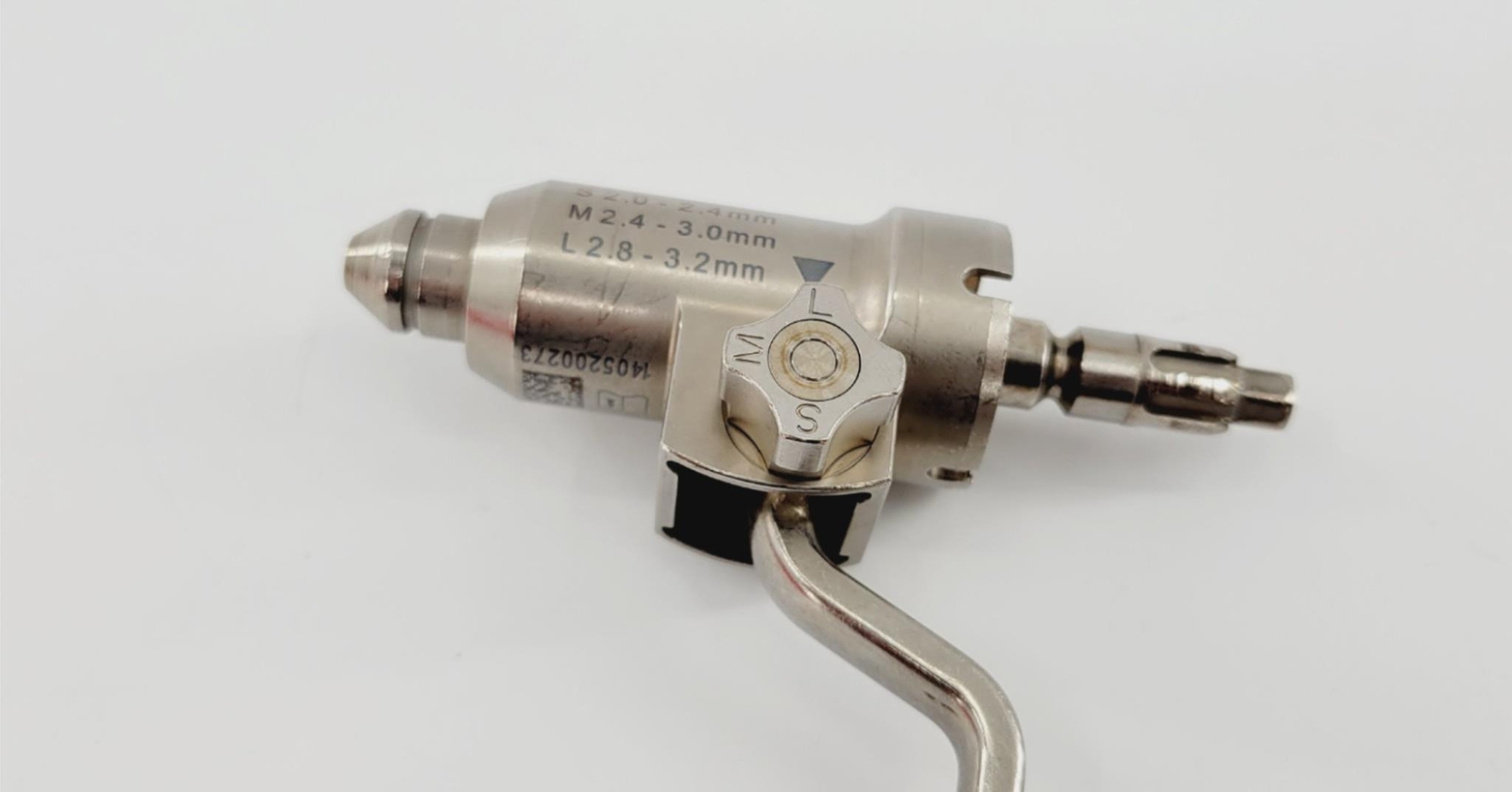 Stryker 7203-126-000 System 7 Dual Trigger Pin Collet Attachment 7"