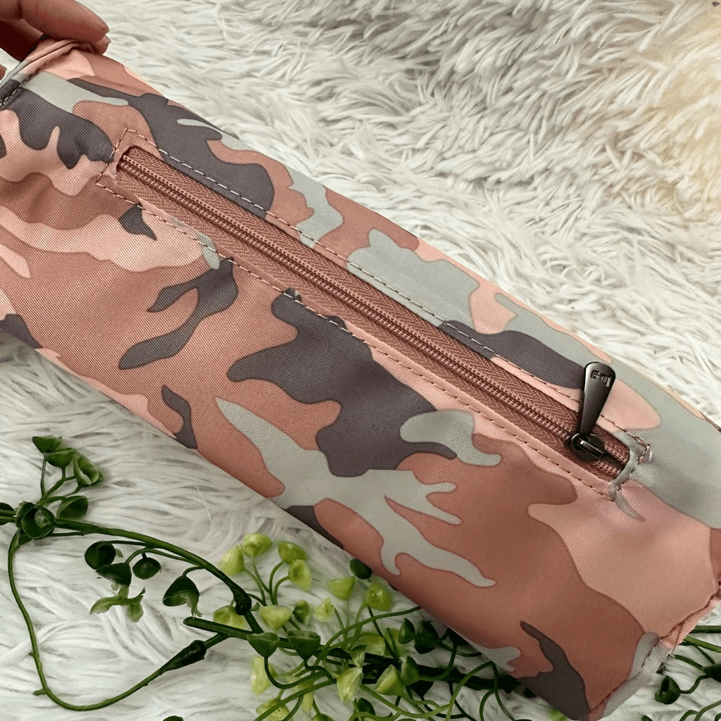Lug Camo Pink Gray Pill Organizer / Multipurpose Case Lightweight