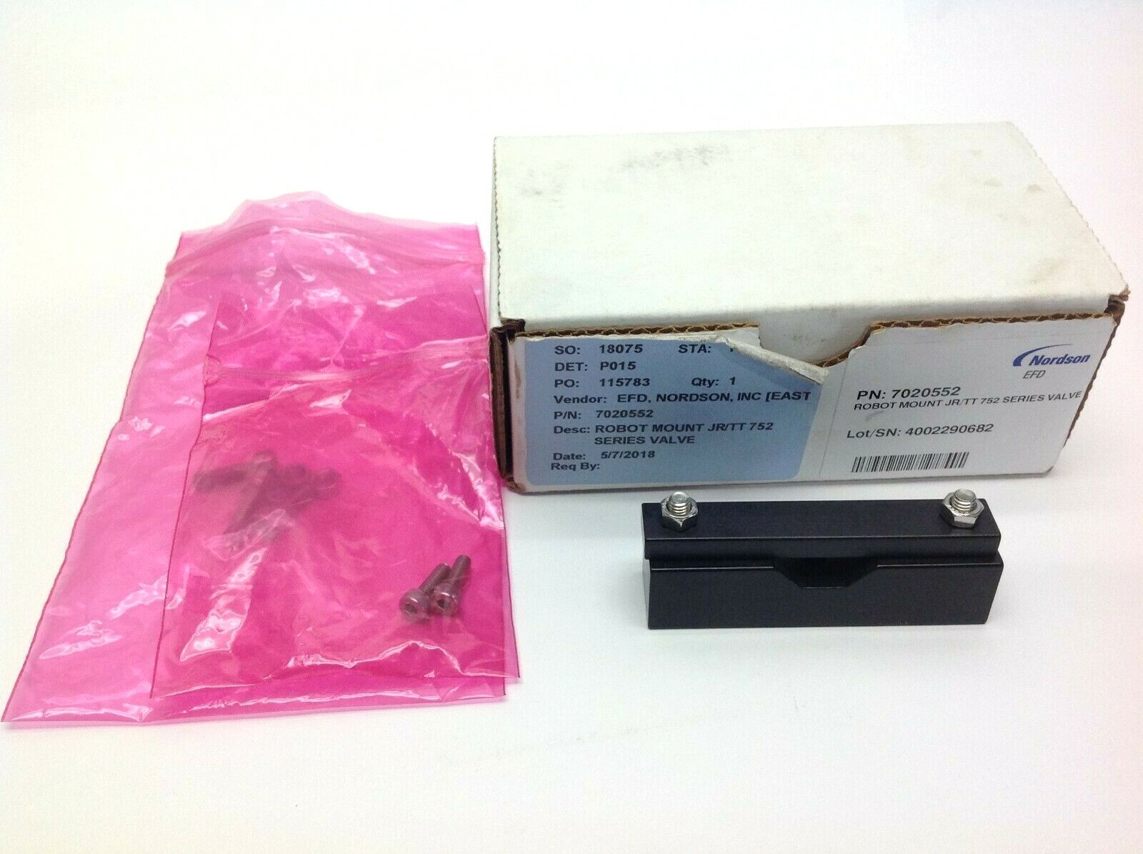 Nordson EFD 7020552 Robot Mount JR/TT 752 Series