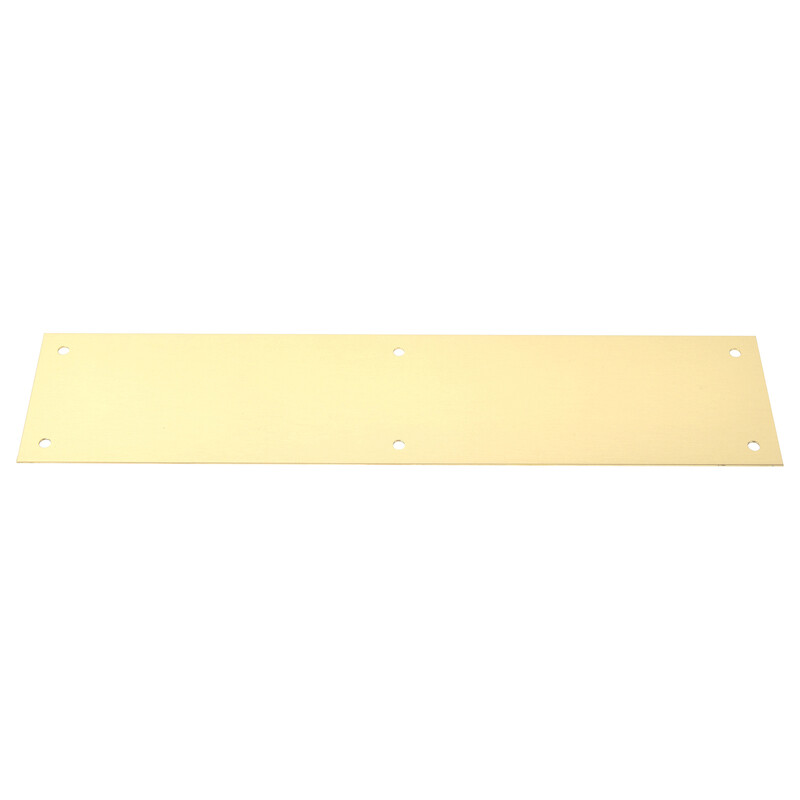 IVES 8200 US3 3.5x15 8200 Push Plate 3.5" x 15" Bright Brass