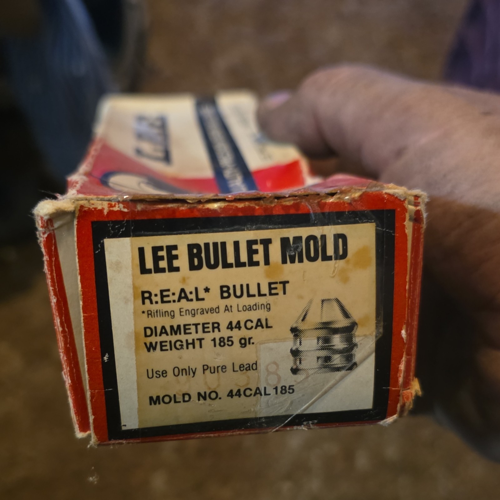 Lee Precision R.E.A.L. Bullet Mold 44 Cal 185gr Black Powder MPN 44CAL185 90385