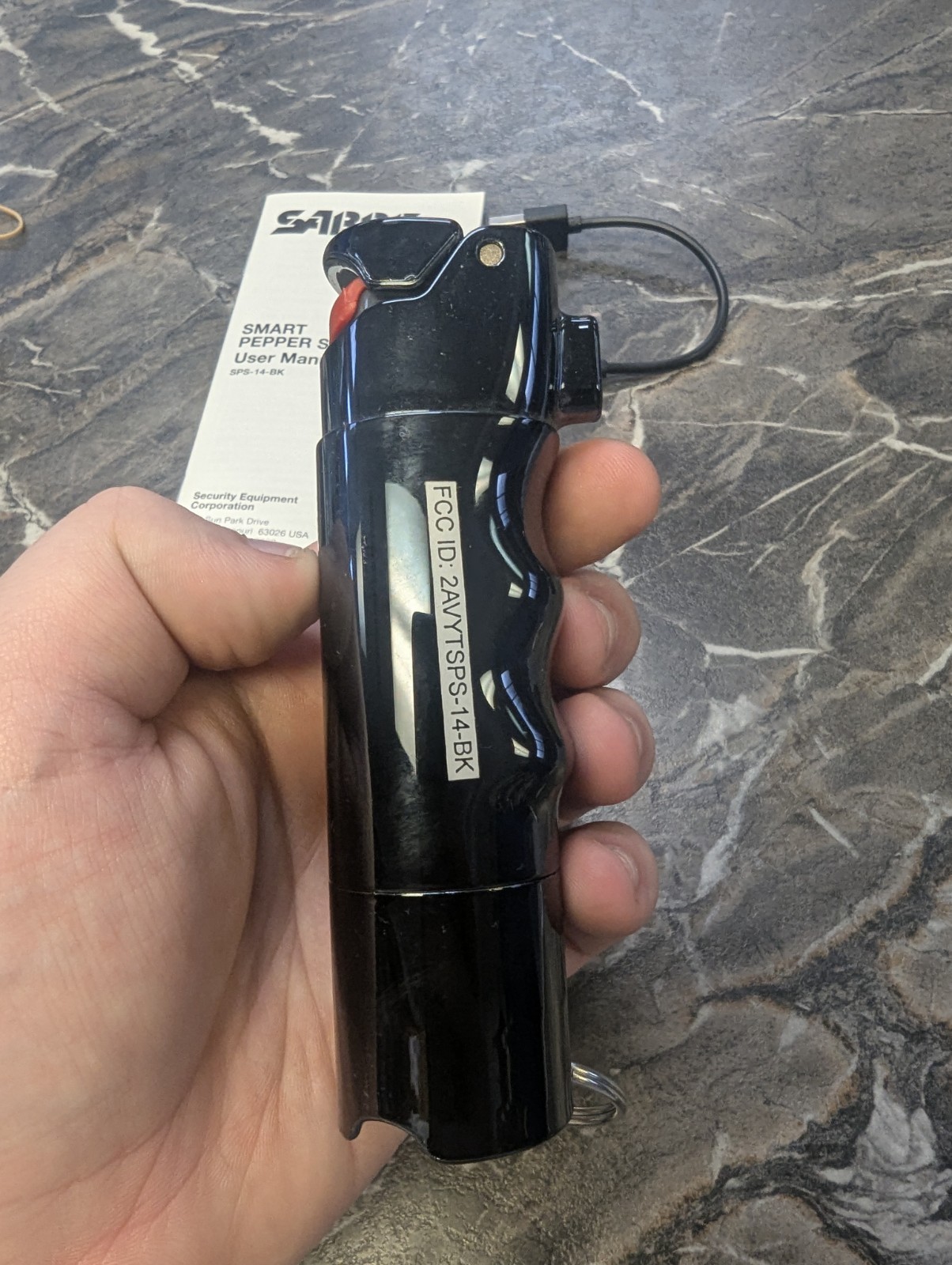 SABRE SMART Pepper Spray with Bluetooth GPS Continuous Tracking Free Text Alerts