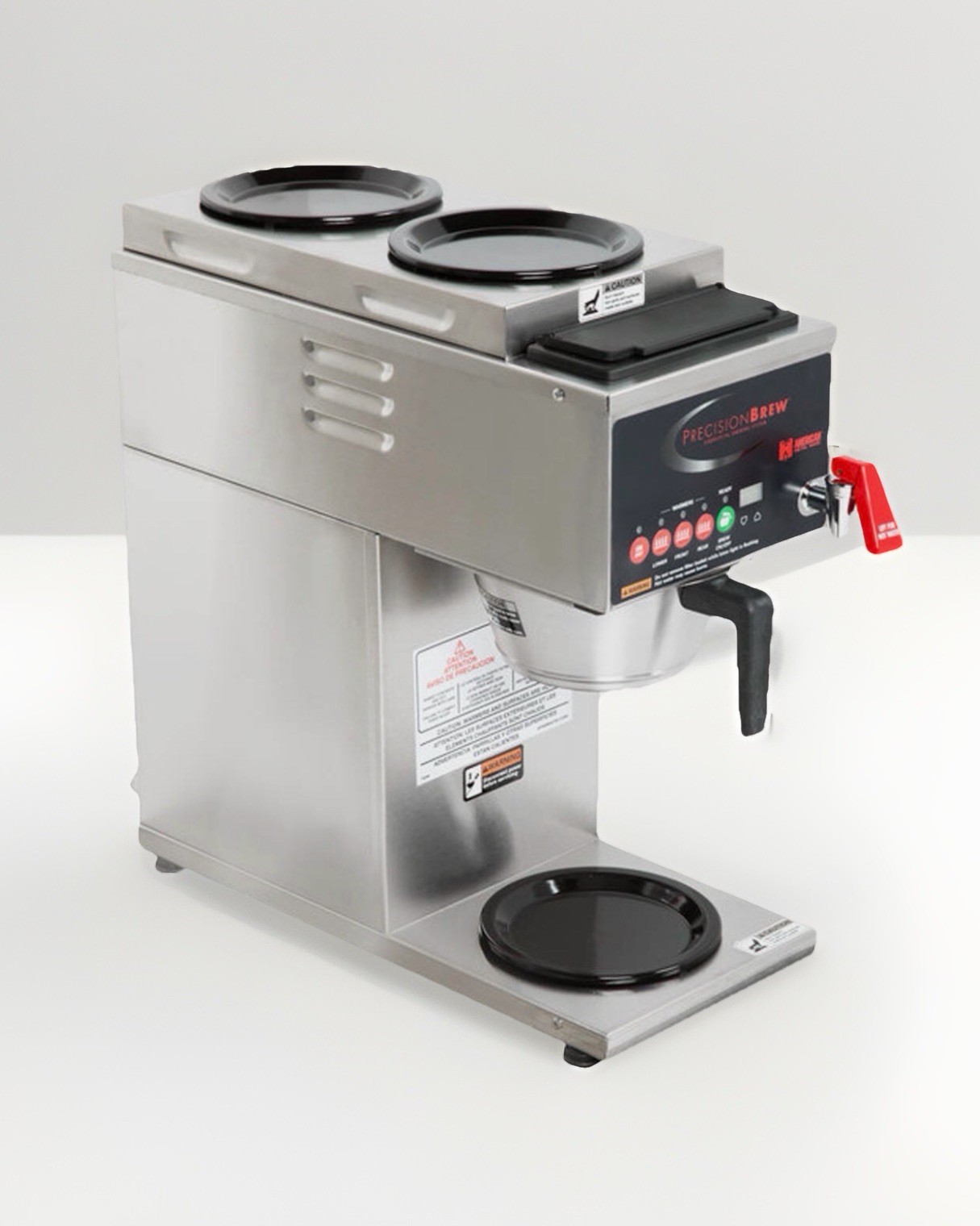 Grindmaster B-3-120V PrecisionBrew Coffee Brewer for Decanters w/ 3 Warmers, ...