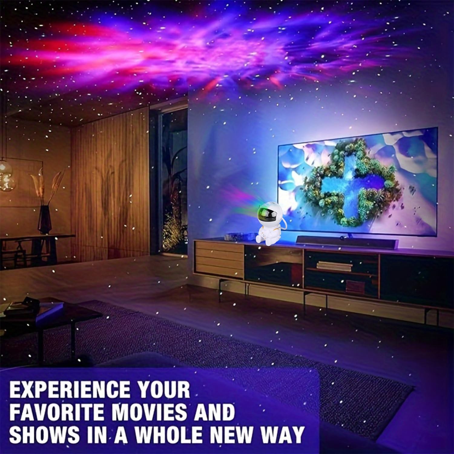 Astronaut Star Projector, Projector Galaxy Light for Original White