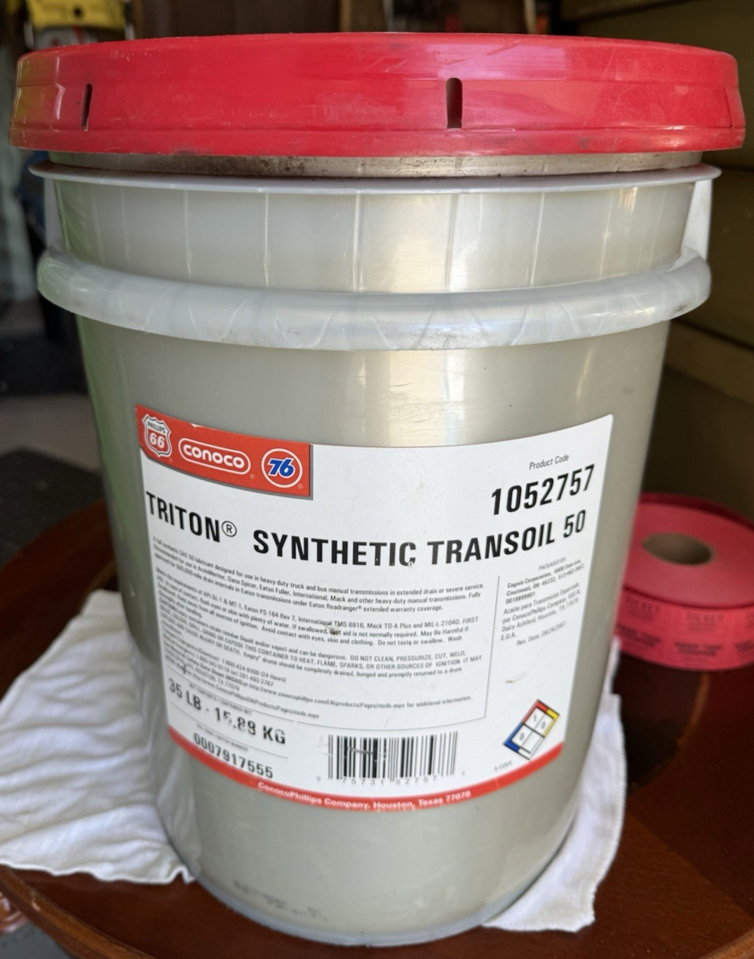 Triton Synthetic Transoil 50; Manual Transmission Fluid; API MT-1; 5 Gallon Pail