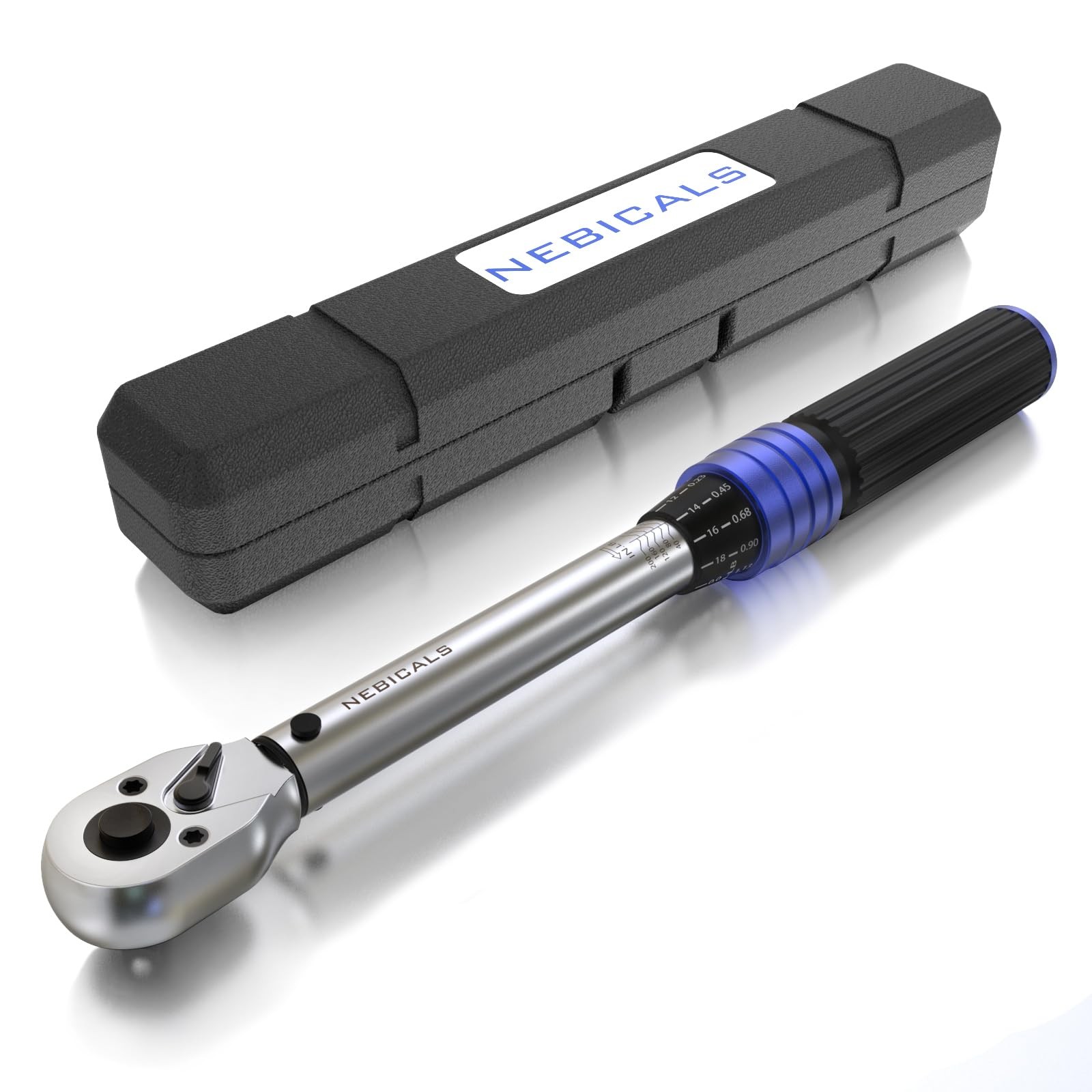 1/4-inch Drive Click Torque Wrench 20-220 in.lb / 2.3-24.9 Nm/Heavy Duty/Dual Di