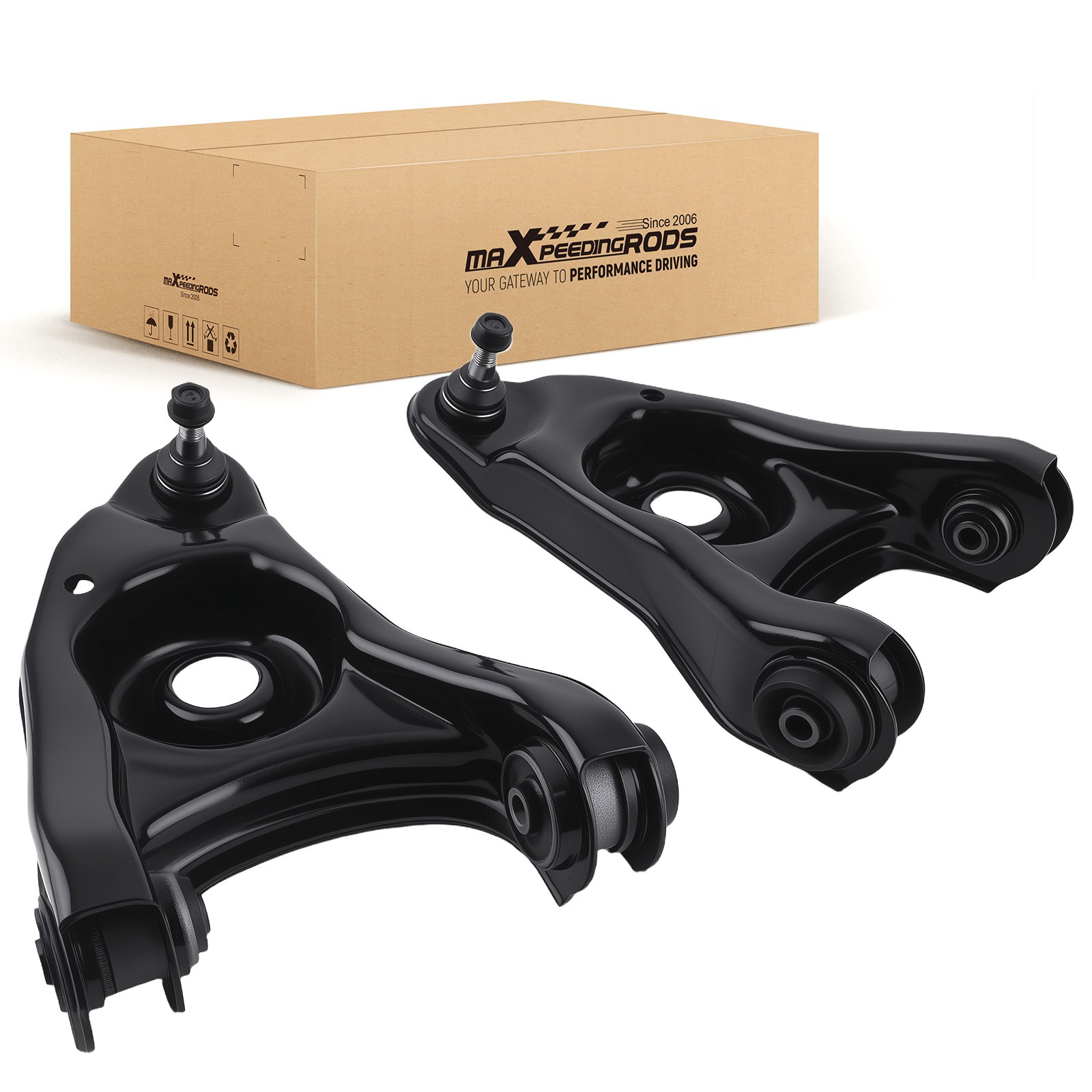 2x Front Lower Control Arms for 1994-2004 Ford Mustang GT GTS Coupe 2-Door 5.0L