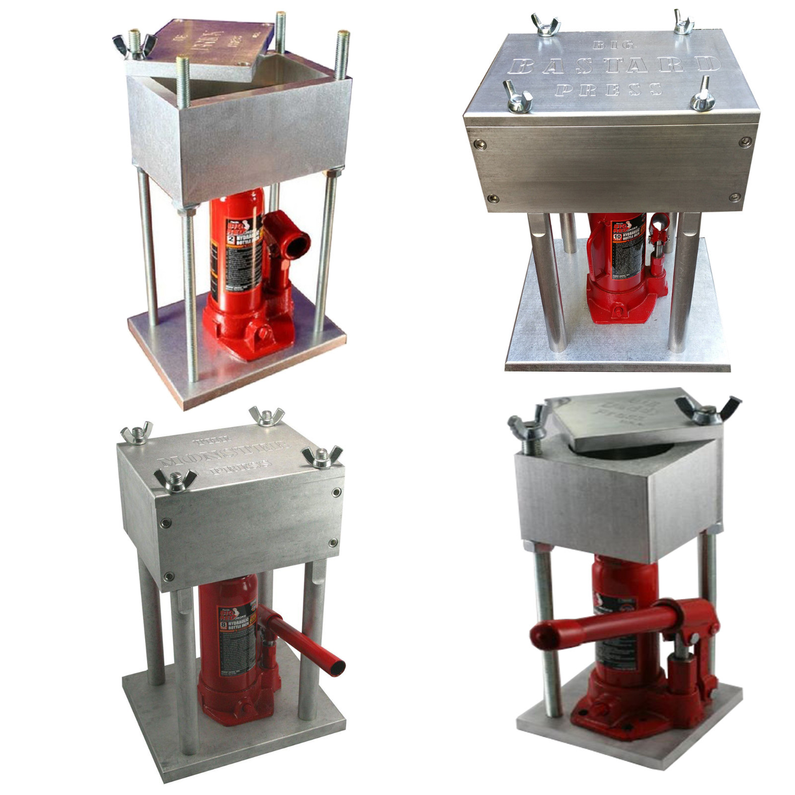 Hydraulic Press from Aircraft Aluminum, 2 4 8 10 Ton Hydraulic Press US Made