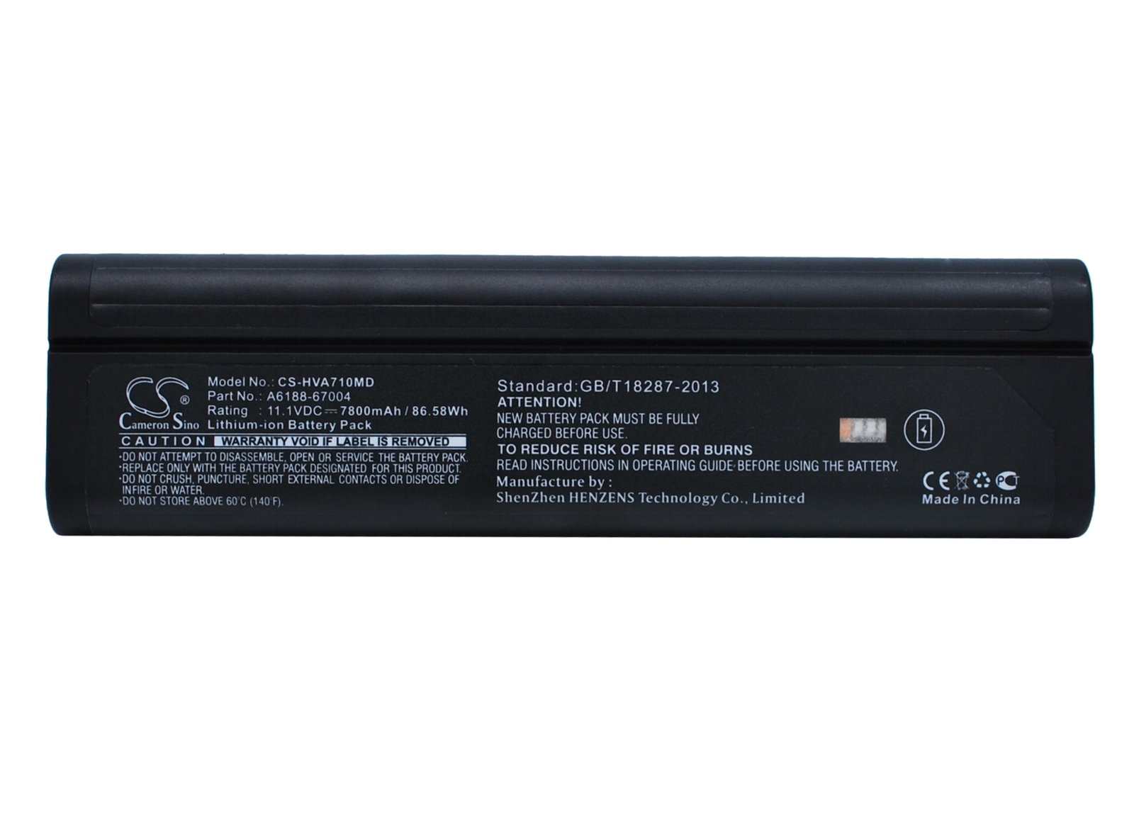 Battery for Tektronix REI DPA-7000,TPS2000B,TPS2012B,TPS2014B,TPS2024B,NI2040