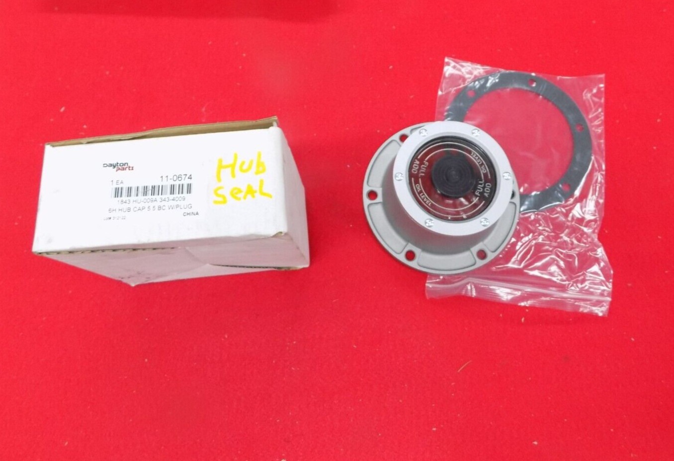 Dayton Parts 11-0674 6 H Hub Cap 5.5 Bc W/Plug