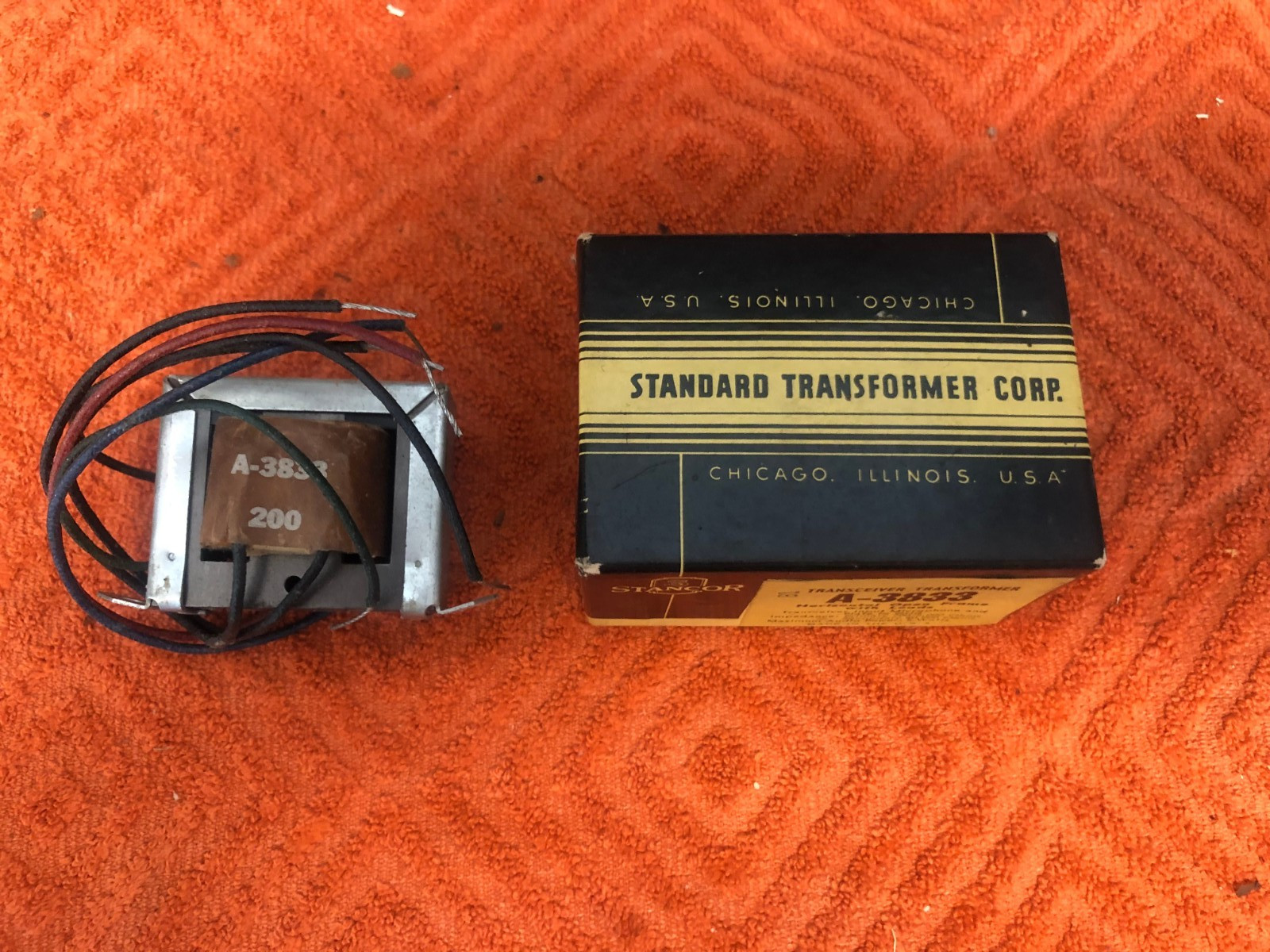 A-3833 STANCOR TRANSCEIVER TRANSFORMER  NEW OLD STOCK
